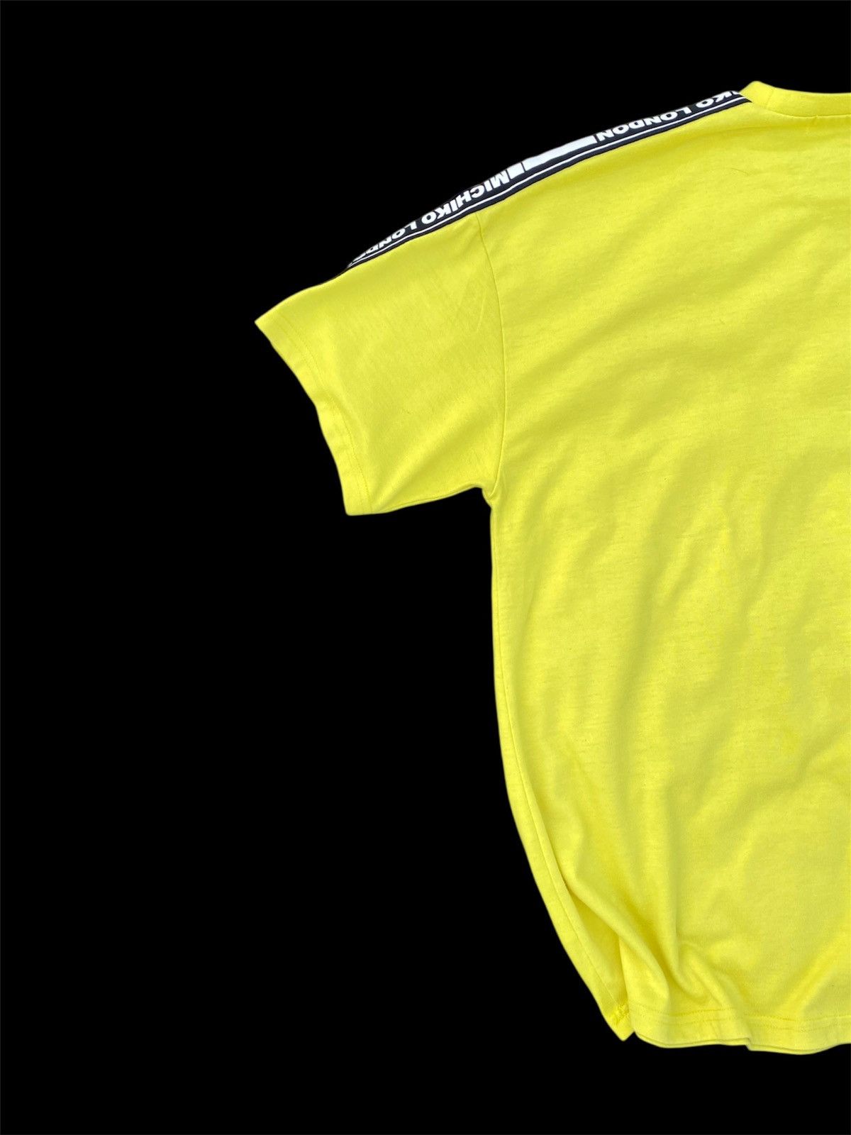 Japanese Brand × Michiko Koshino London Michiko London Koshino Center Logo Side Tape Tee Size US M / EU 48-50 / 2 - 5 Thumbnail