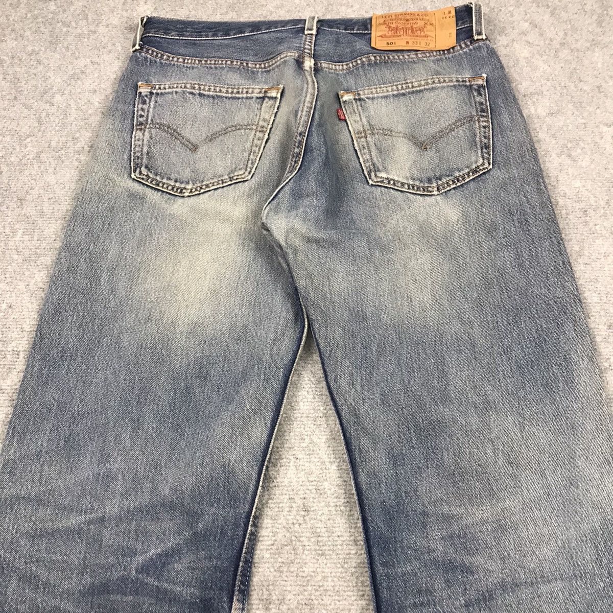 Levi's Vintage Clothing × Vintage LEVIS 501 DISTRESSED DENIM FADED BUTTON 501 PANTS 147 Size US 30 / EU 46 - 11 Thumbnail