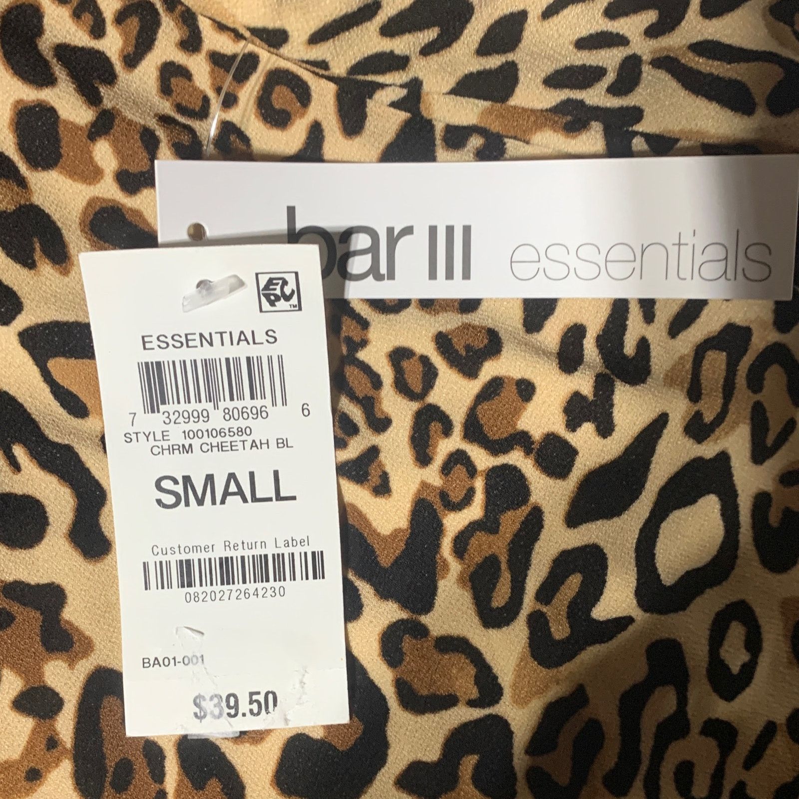 Bar III Bar III Zip Back Cheetah-Printed Camisole Top Small Size S / US 4 / IT 40 - 4 Thumbnail