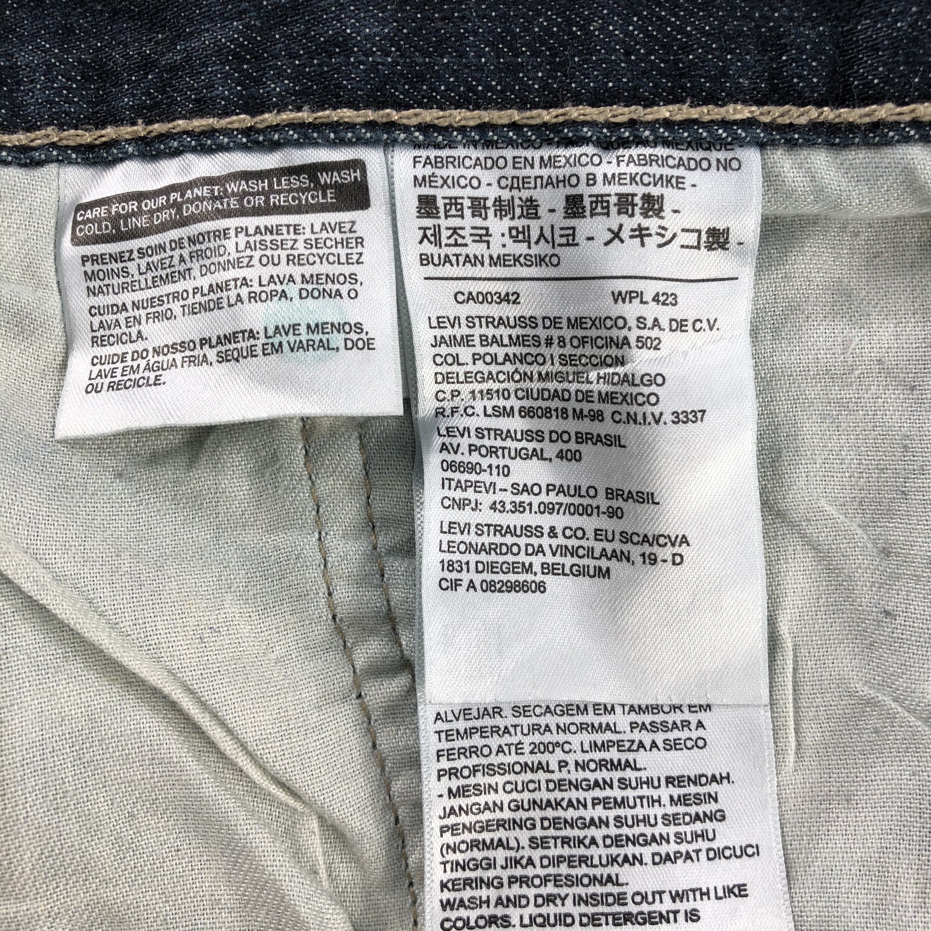 Levi's Vintage Faded Black Levis 501 Jeans-JM3110 Size US 39 - 10 Thumbnail
