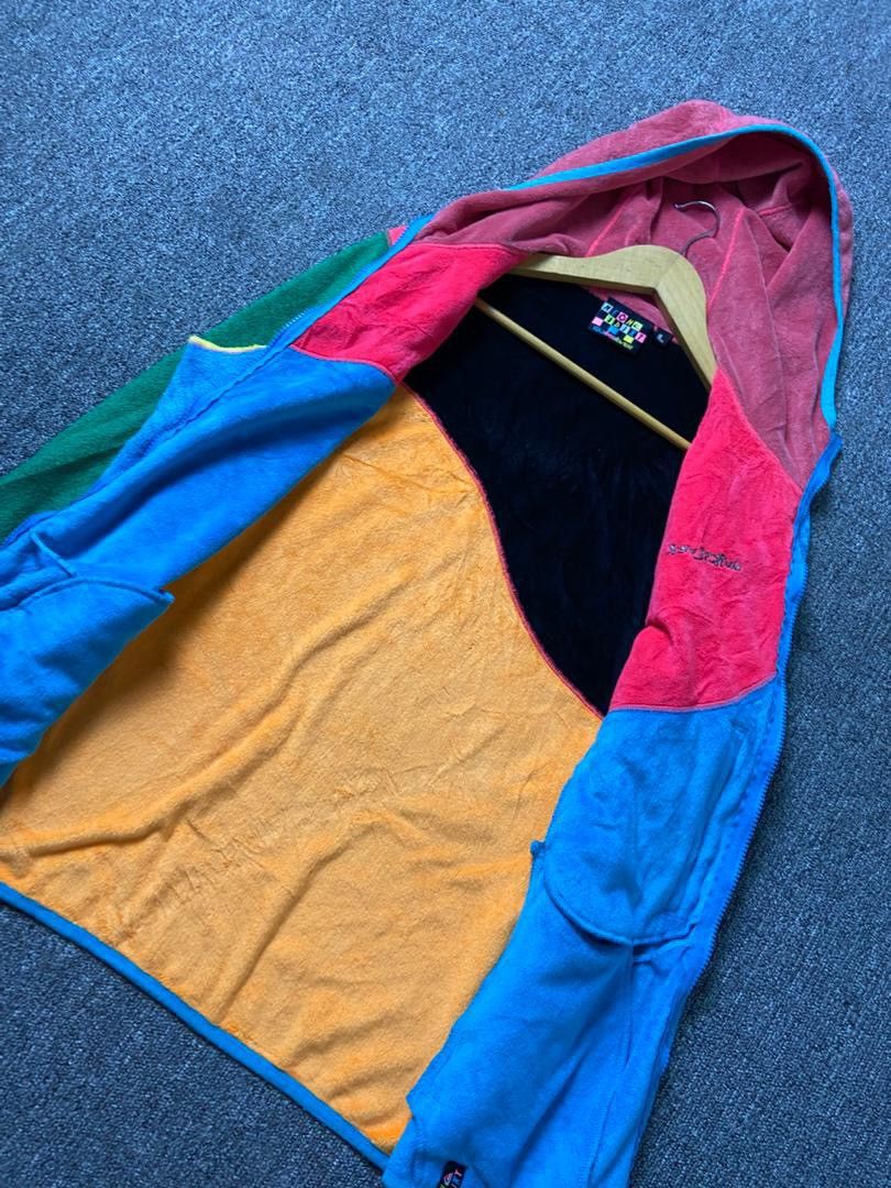 Quiksilver Quiksilver NEON ADIKT Multicolor Fleece Jacket (188) Size US L / EU 52-54 / 3 - 6 Thumbnail