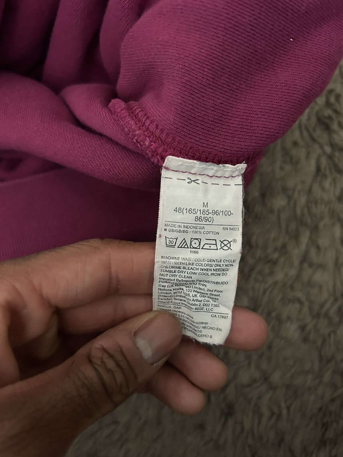 Yeezy Yeezy gap hoodie Purple Size US M / EU 48-50 / 2 - 4 Thumbnail