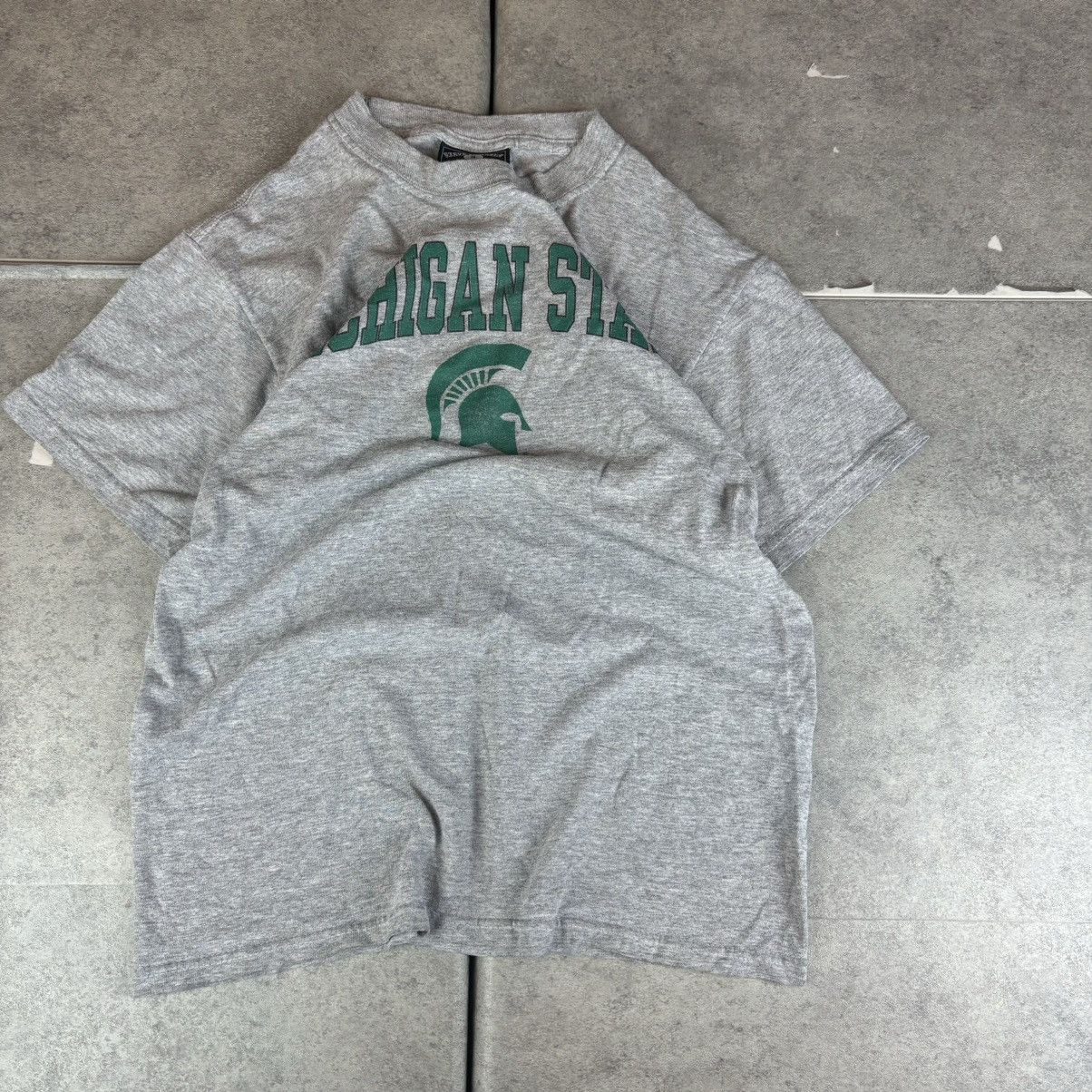 Steve And Barrys Vintage gray steve and barrys msu michigan state tshirt Size US S / EU 44-46 / 1 - 1 Thumbnail