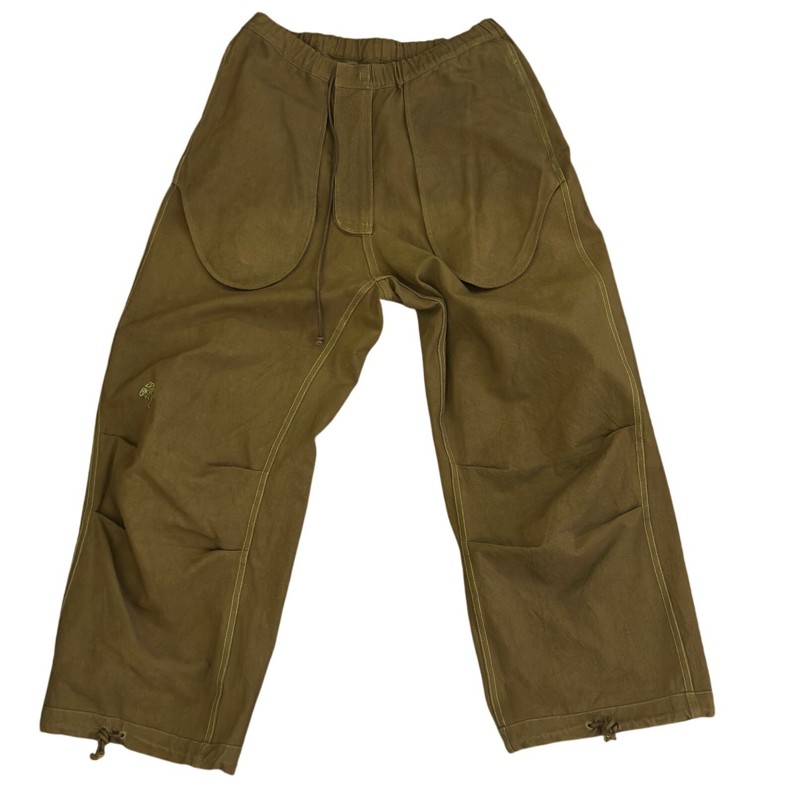 Story Mfg. Story mfg. Khaki Paco Trousers Wideleg slub canvas trousers Size US 30 / EU 46 - 11 Thumbnail