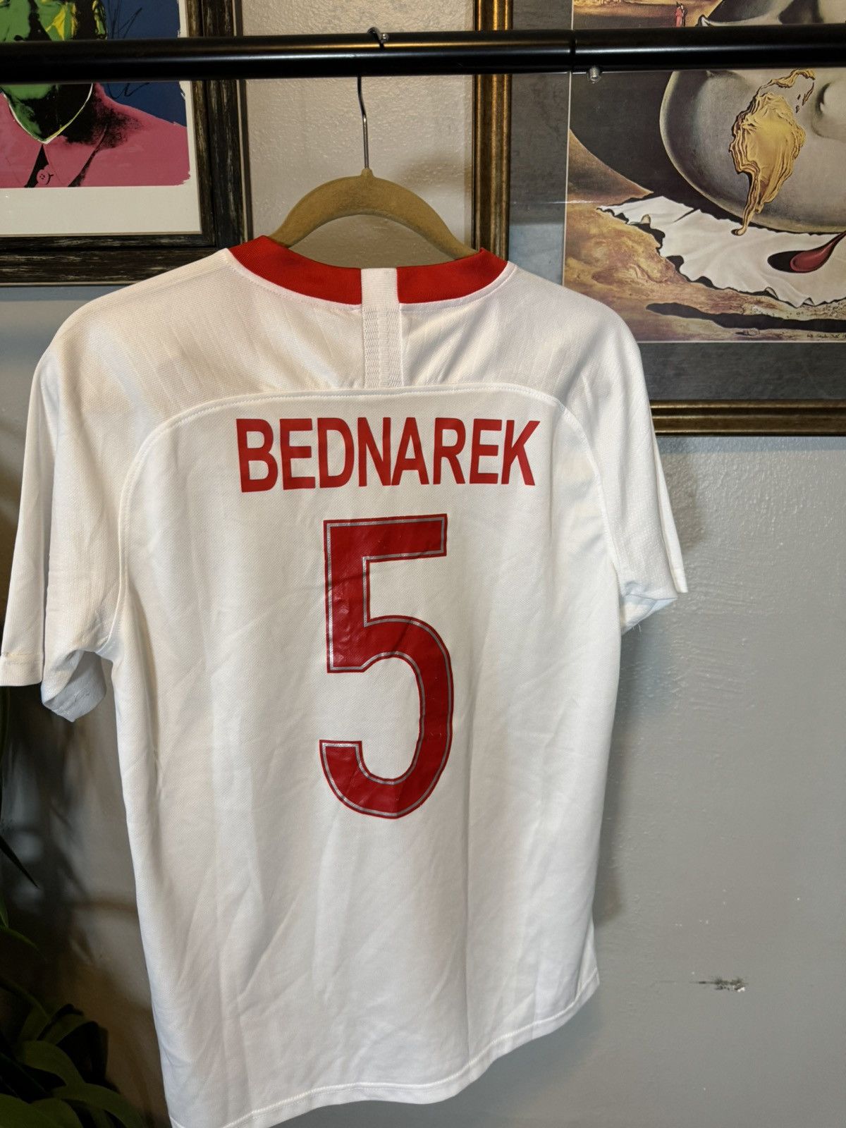 Nike Jan Bednarek 2018 Poland Nike Soccer Jersey Size US M / EU 48-50 / 2 - 6 Thumbnail
