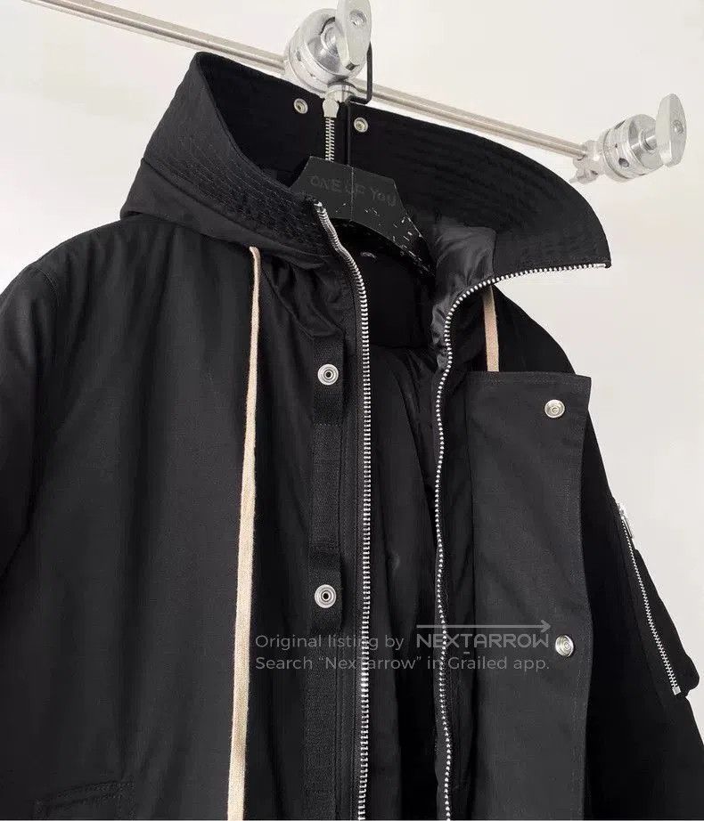 Rick Owens Rick Owens Long Black Parka Coat. Size US S / EU 44-46 / 1 - 6 Thumbnail