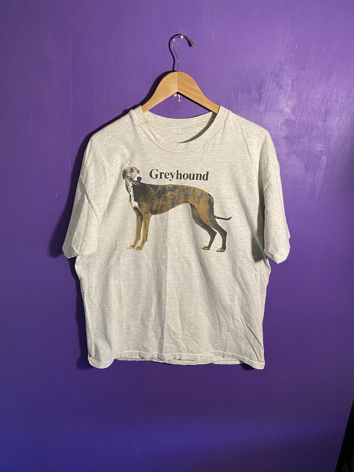 Other Vintage 90s Greyhound dog animal tee Size US XL / EU 56 / 4 - 1 Thumbnail
