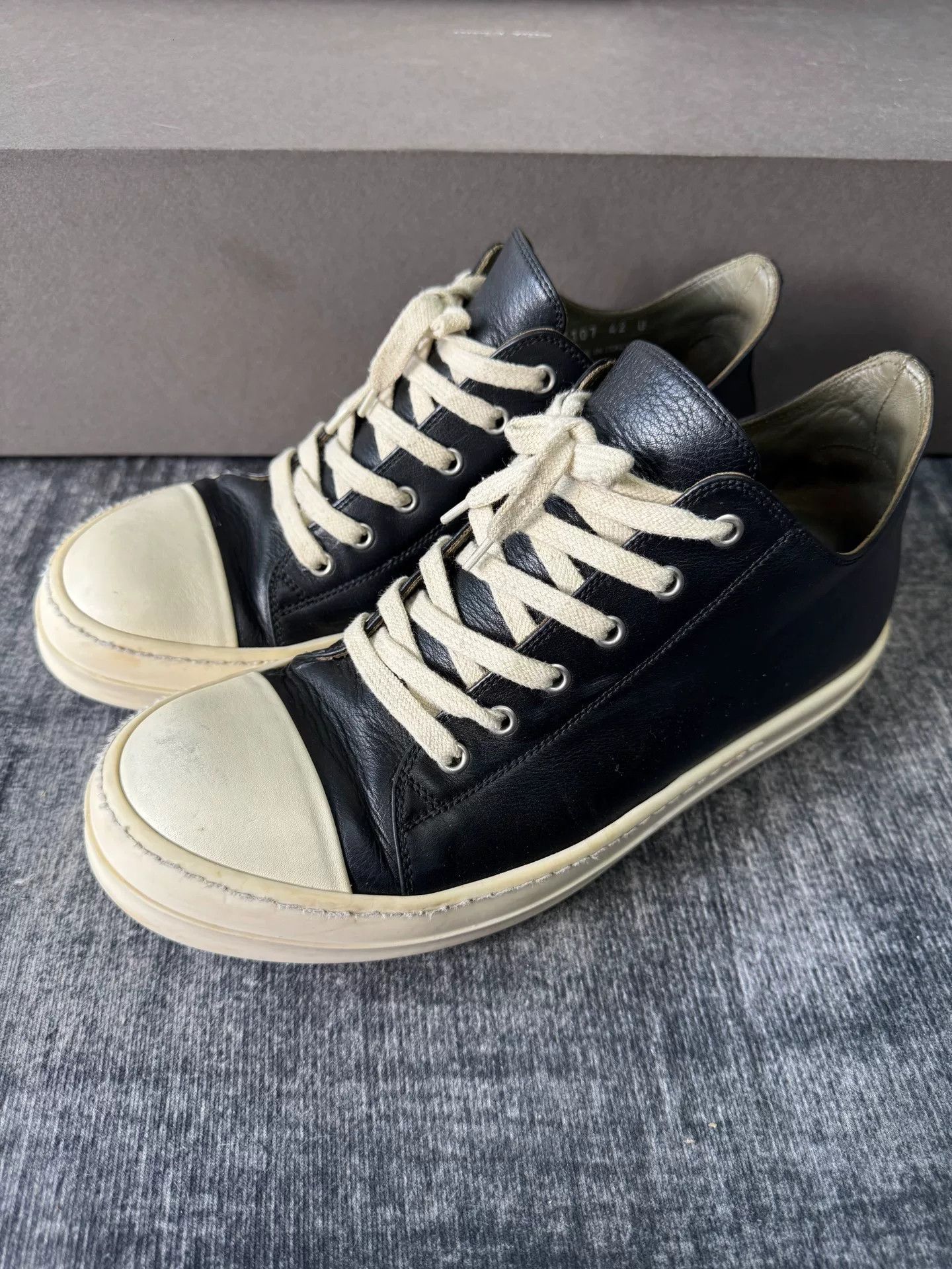 Rick Owens Rick Owens Pink Lowtop Sneakers 42 Men Size US 9 / EU 42 - 1 Thumbnail