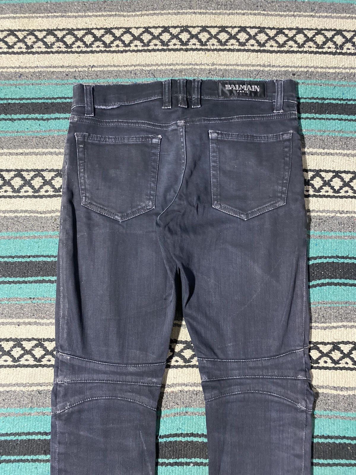 Balmain SS 2011 Balmain Biker Jeans (SOLD) Size US 31 - 9 Thumbnail