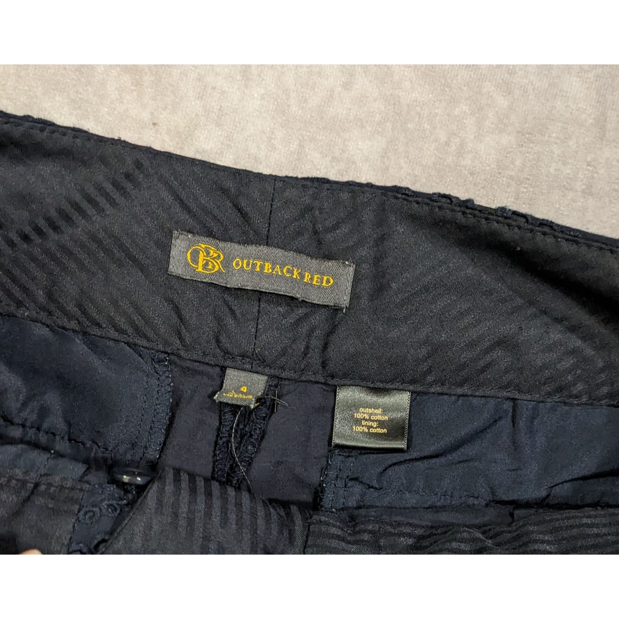 Other Casual Navy Eyelet Embroidered Shorts by Outback Red Size 27" / US 4 / IT 40 - 5 Thumbnail