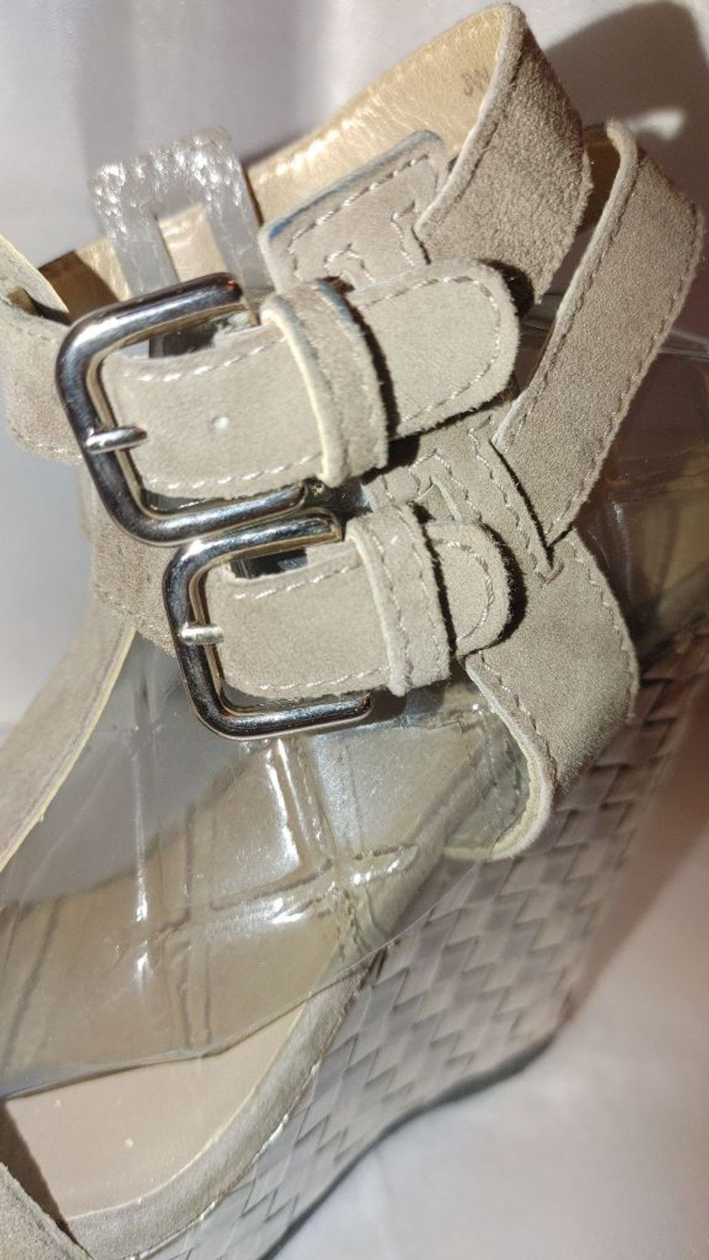 Stuart Weitzman Stuart Weitzman The Teaque "Stunning" Wedge Sandal Size 6.5 Size US 6.5 / IT 36.5 - 6 Thumbnail