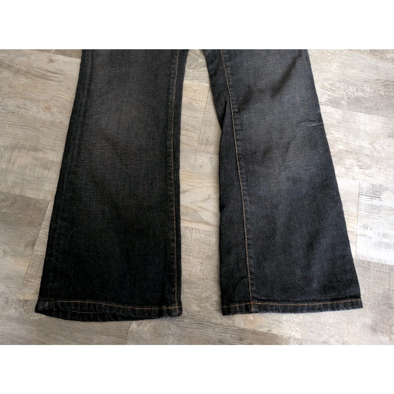 Vintage VINTAGE Polo Jeans Co Ralph Lauren Denim Jeans Womens 12 Regular Bootcut 30" Dark Blue Logo 5-Pocket Boys? Size 34" / US 12 / IT 48 - 2 Thumbnail