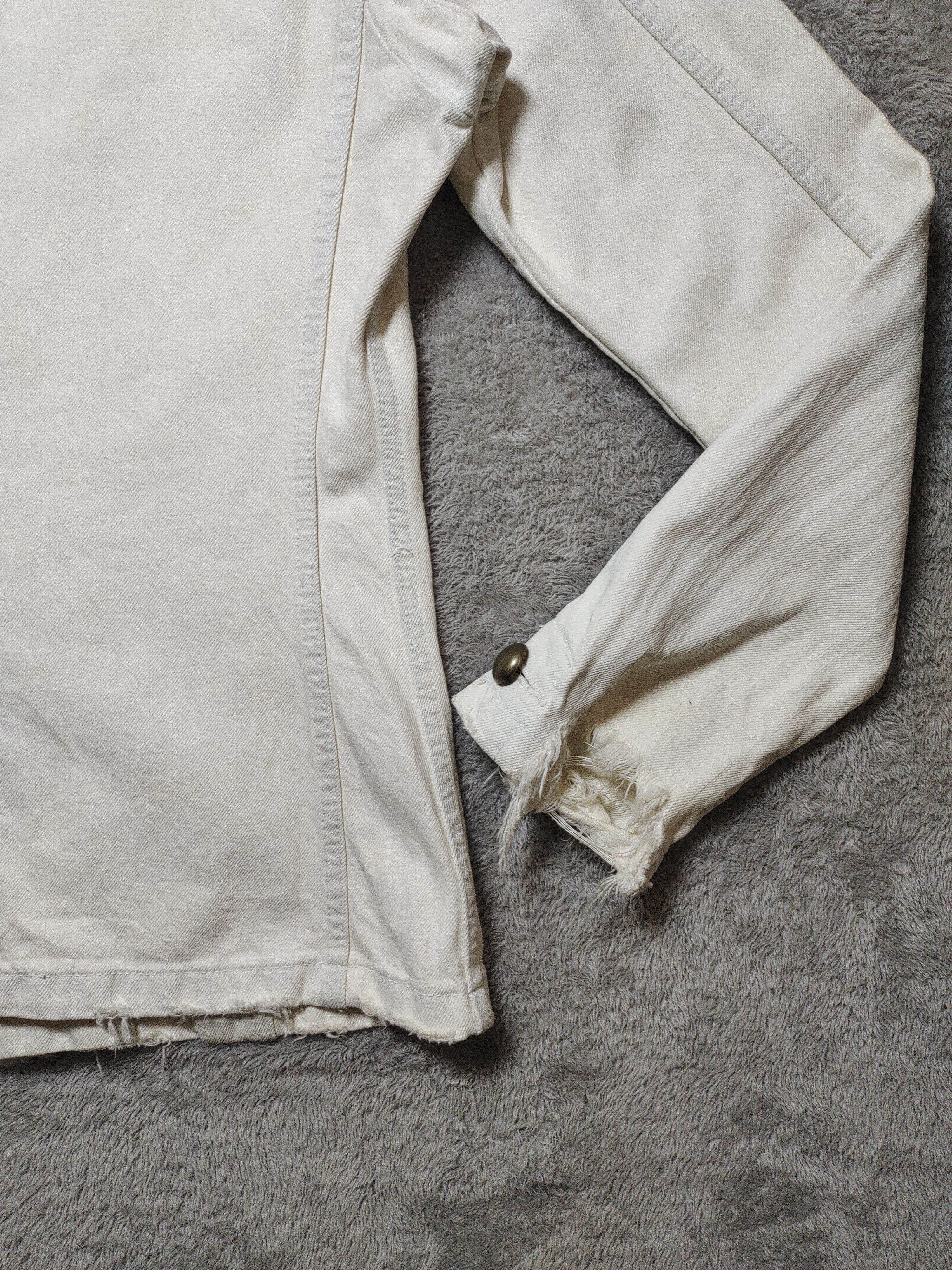PPFM VINTAGE PPFM WHITE DISTRESSED DENIM Size US M / EU 48-50 / 2 - 8 Thumbnail