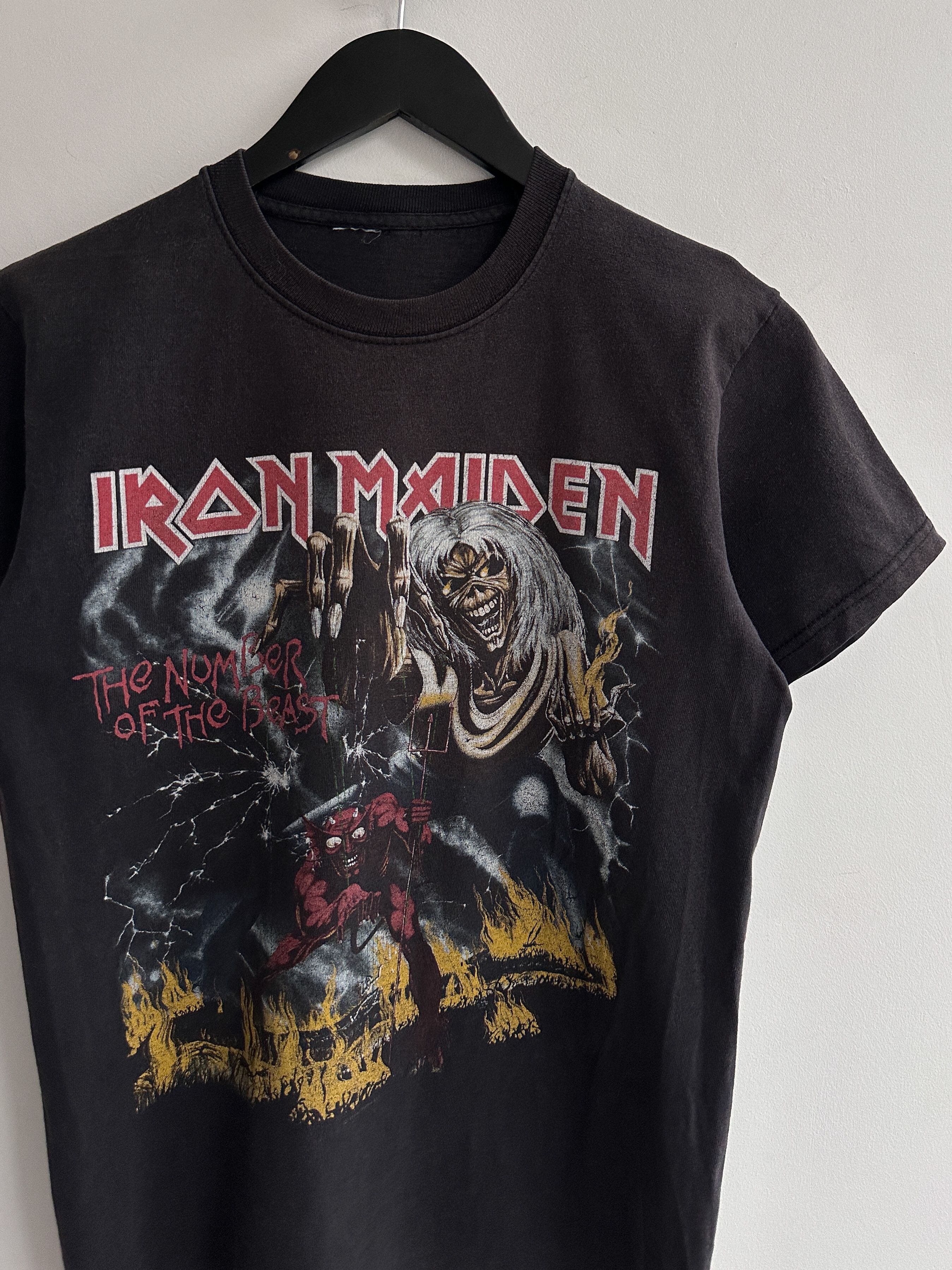 Band Tees Vintage Iron Maiden Band Tee Size S / US 4 / IT 40 - 2 Thumbnail