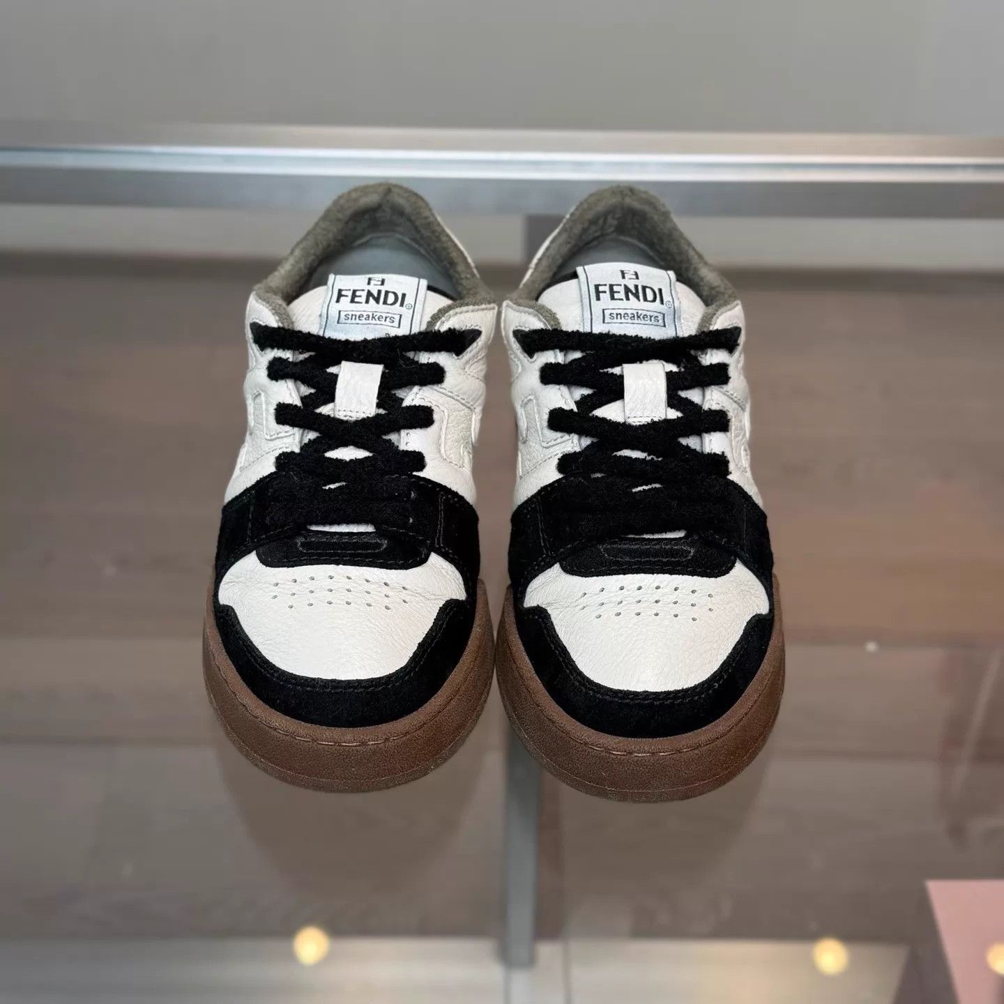 Fendi Fendi Match Sneakers Women's 38 B/W/B 98 (Replaced Insole) Size US 7.5 / IT 37.5 - 2 Thumbnail
