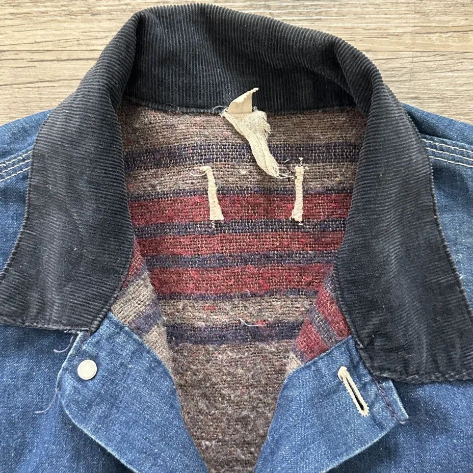 JCPenney Vintage 50s JC Penney Denim Chore Coat Blanket Lined Size XL Size US XL / EU 56 / 4 - 5 Thumbnail