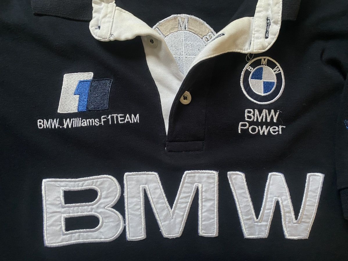BMW × Vintage BMW Polo Shirt Mens Large Branded Logo Formula 1 Racing Y2K Size US L / EU 52-54 / 3 - 2 Thumbnail