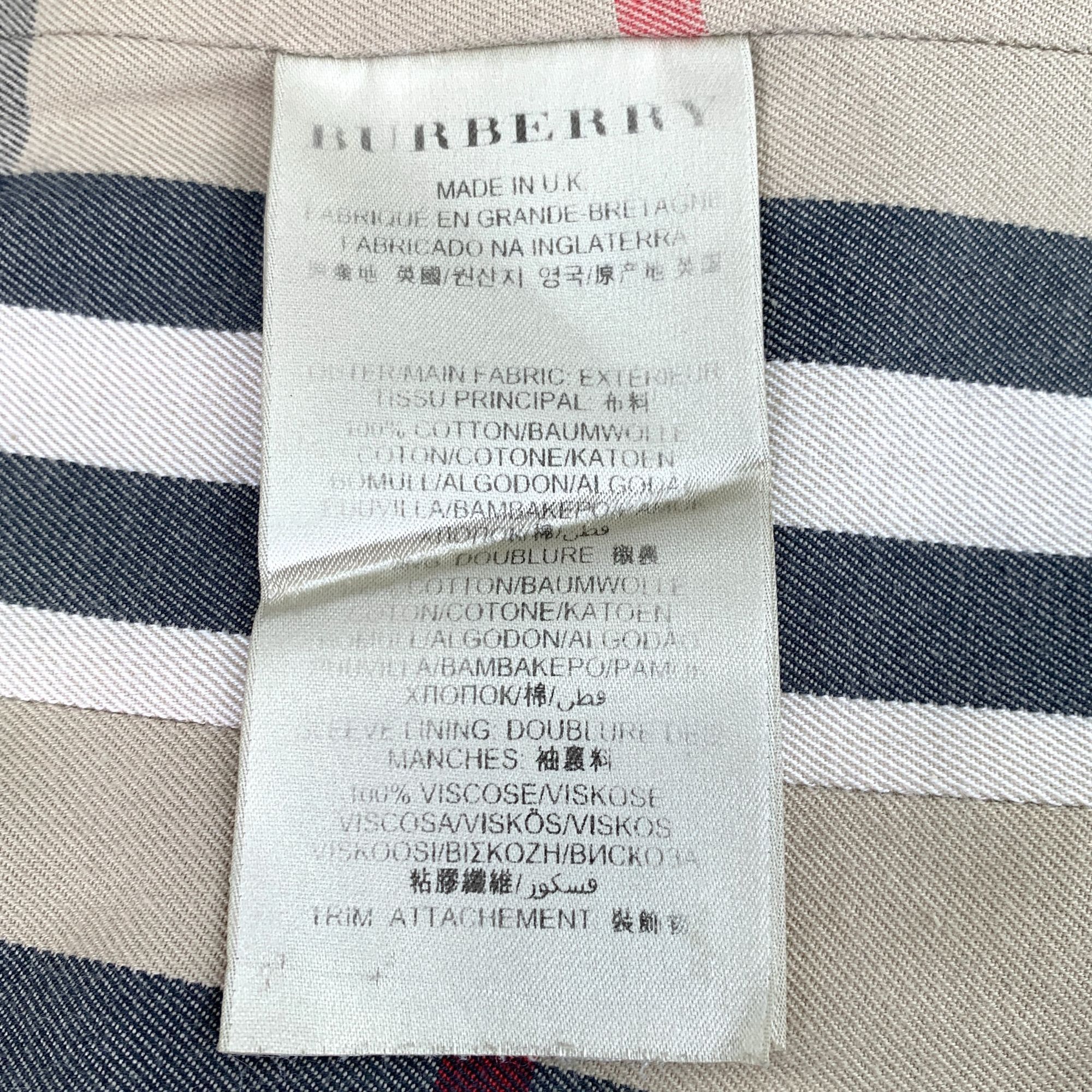 Burberry Burberry Womens Trench Coat Beige Double-Breasted Button Clo Size M / US 6-8 / IT 42-44 - 7 Thumbnail