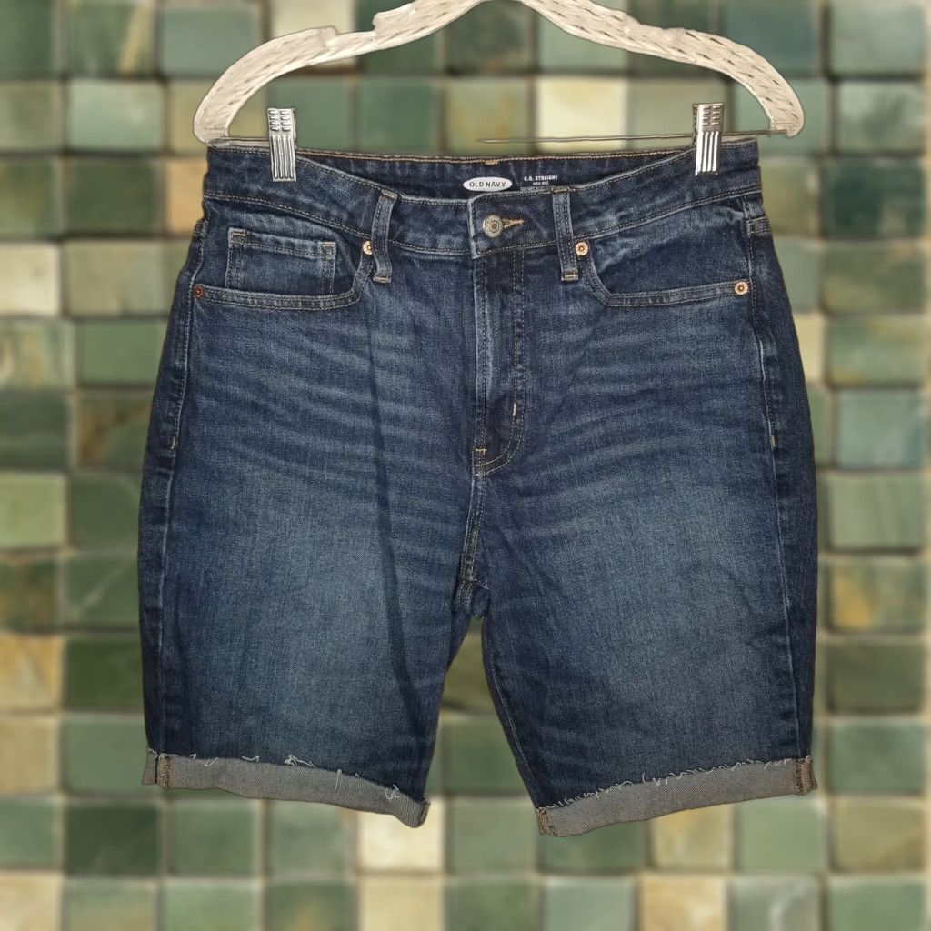 Old Navy OLD NAVY Women's Blue Cut-Off Jeans Size 8 Regular Size 30" / US 8 / IT 44 - 1 Thumbnail
