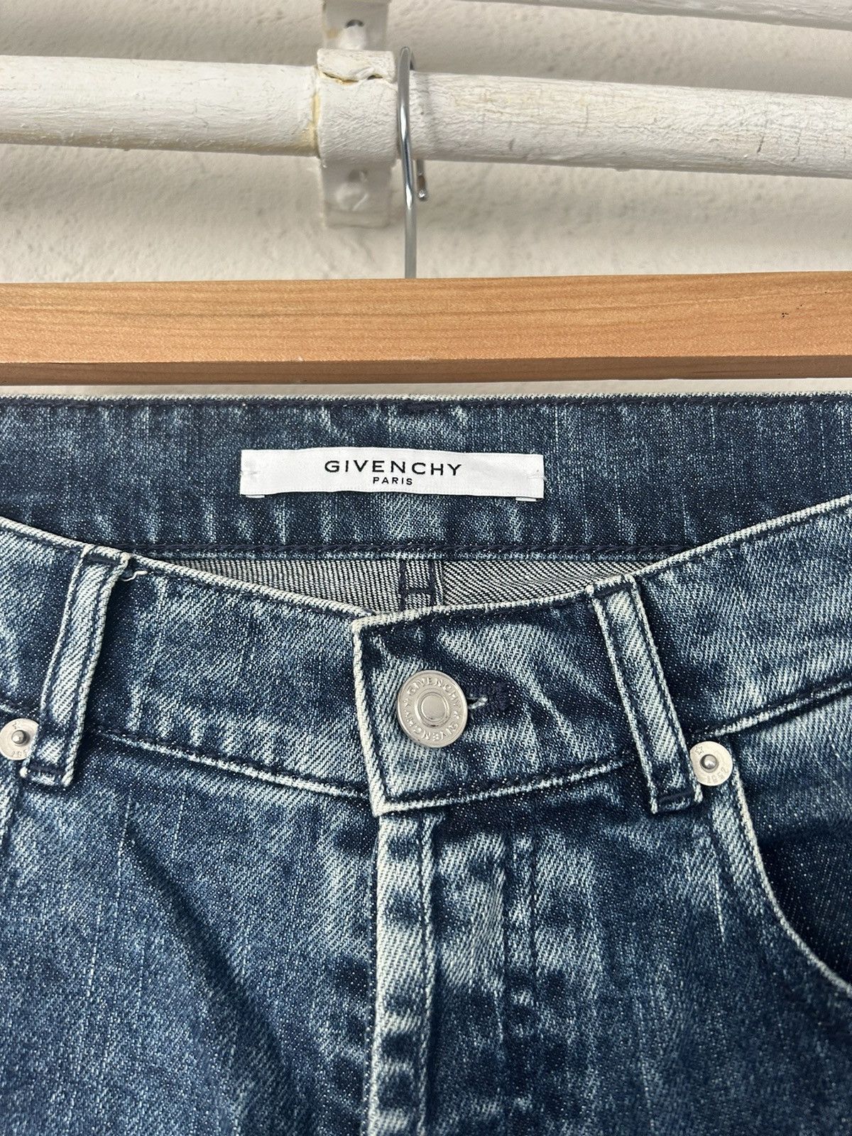 Givenchy Side Logo Stripe Denim Jeans Size US 29 - 5 Thumbnail