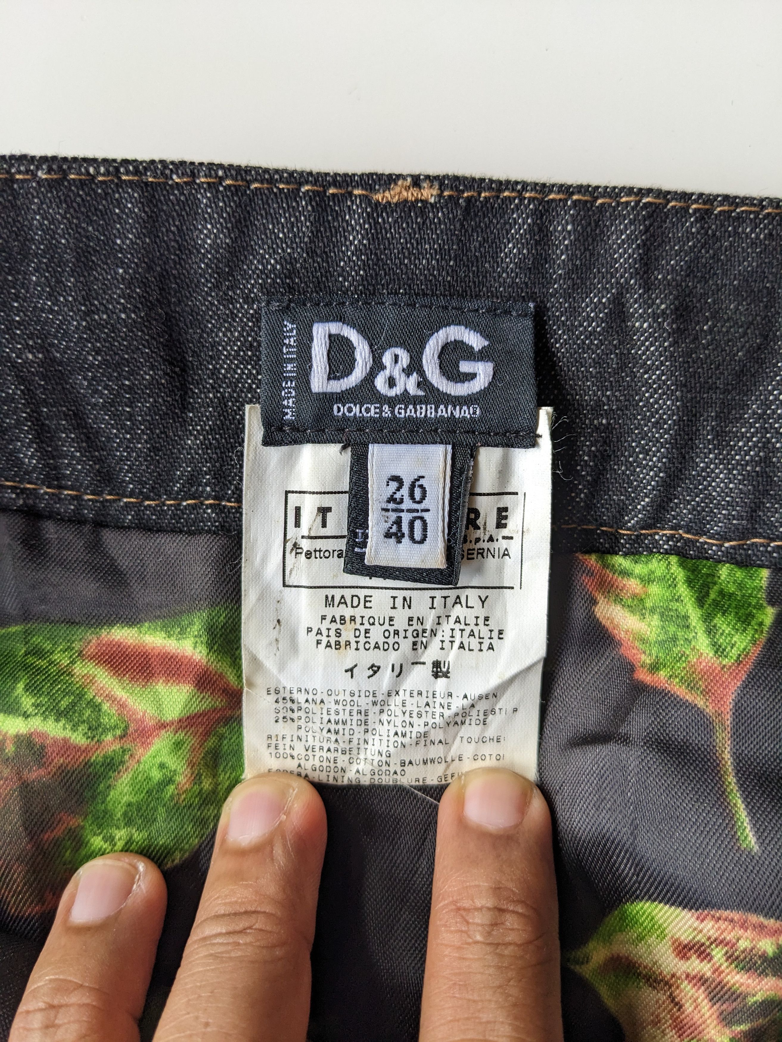 Dolce & Gabbana Dolce & Gabbana floral wool mini midi skirt Size 29" - 6 Thumbnail
