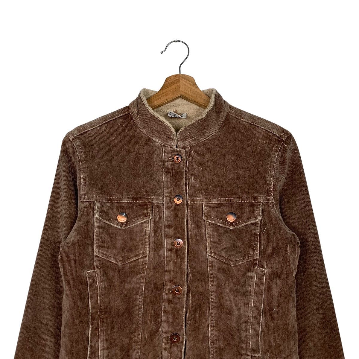 Billabong BILLABONG Corduroy Jacket Women’s Crop Jacket #2157-C95 Size S / US 4 / IT 40 - 2 Thumbnail