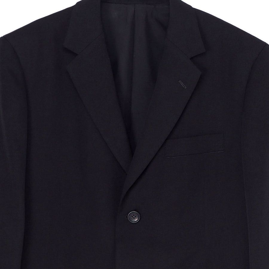 Yohji Yamamoto Yohji Yamamoto single-breasted wool blazer Size 40L - 8 Thumbnail