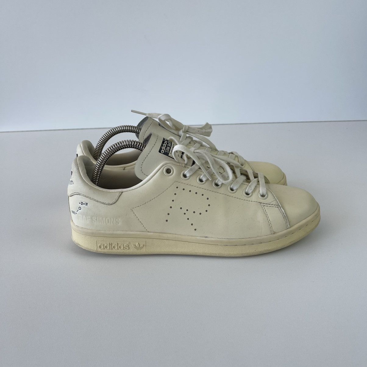 Adidas × Raf Simons Adidas by RAF Simon’s Stan Smith Shoes Cream White F34256 Size US 7.5 / EU 40-41 - 4 Thumbnail