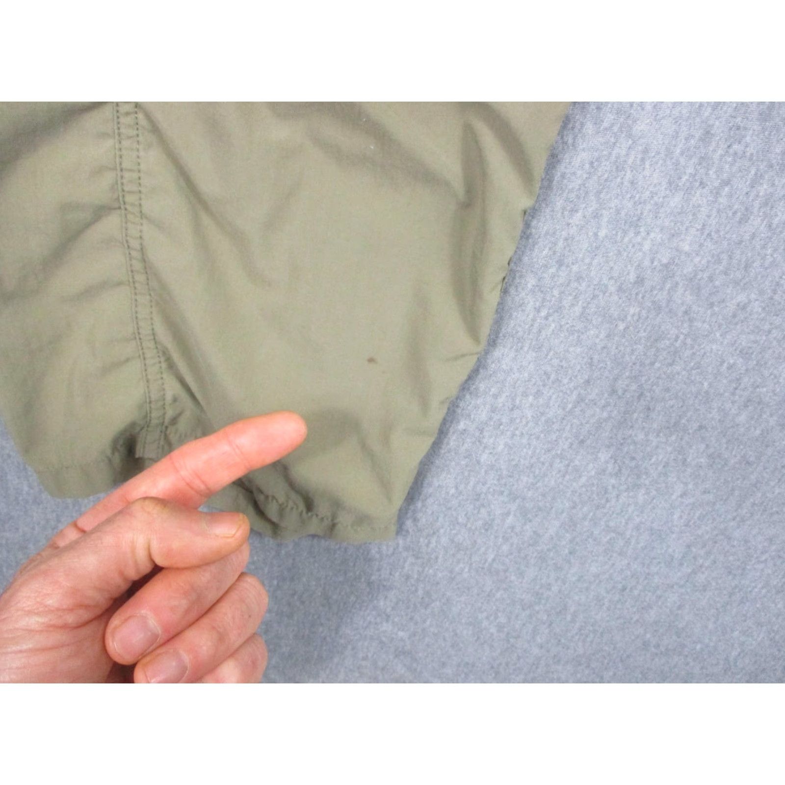 Patagonia Patagonia Pants Mens XL Green Nylon Hiking Adjustable Waist Belted Pocket Straight Leg Khaki Outdoor Travel Casual Activewear Size US 36 / EU 52 - 4 Thumbnail