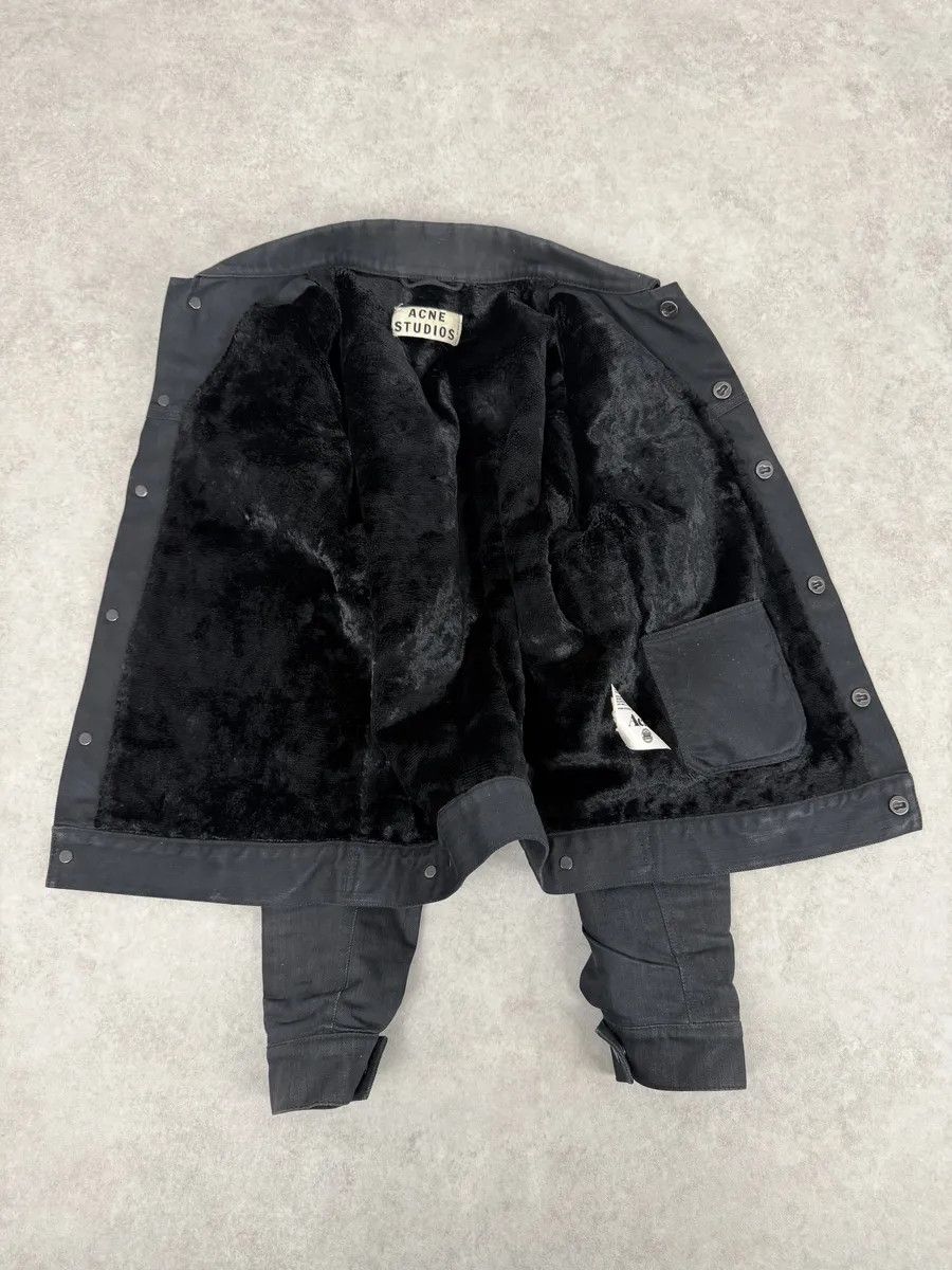 Acne Studios AW2013 Acne Studios Black Jam Bat Denim Trucker Jacket Size US S / EU 44-46 / 1 - 9 Thumbnail