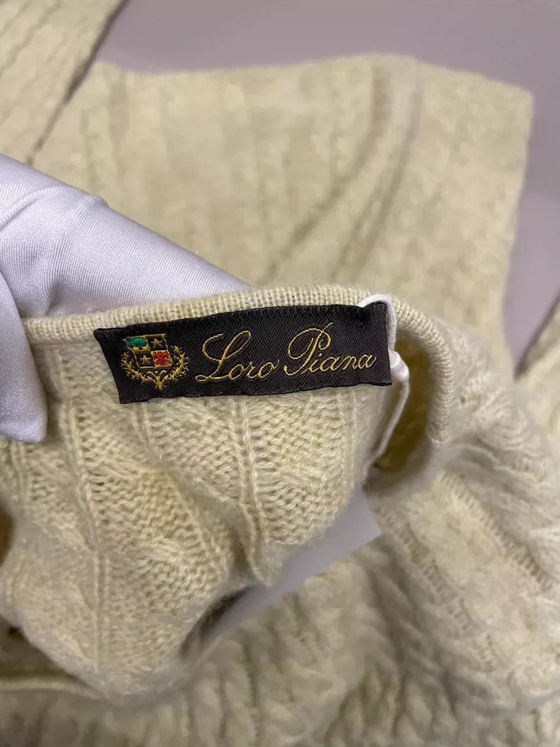 Other Loro Piana Cable Knit Cashmere Sweater- Size US L / EU 52-54 / 3 - 2 Thumbnail