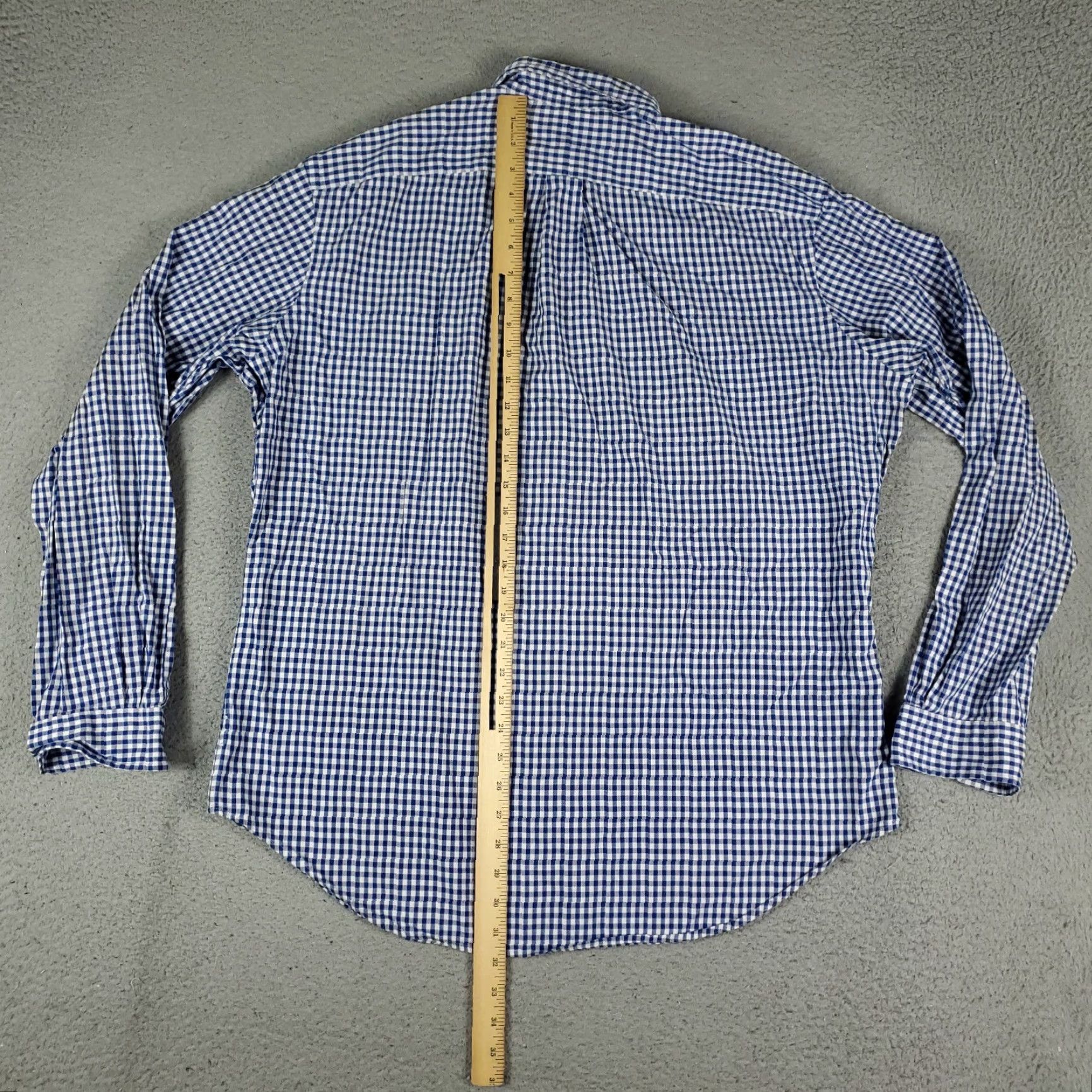 Ralph Lauren Ralph Lauren Shirt Men XL Blue Check Button-Down Long Sleeve Casual Dress Polo Pony Logo Modern Preppy Mens XL Blue Check Button-Up Shirt Size US XL / EU 56 / 4 - 4 Thumbnail