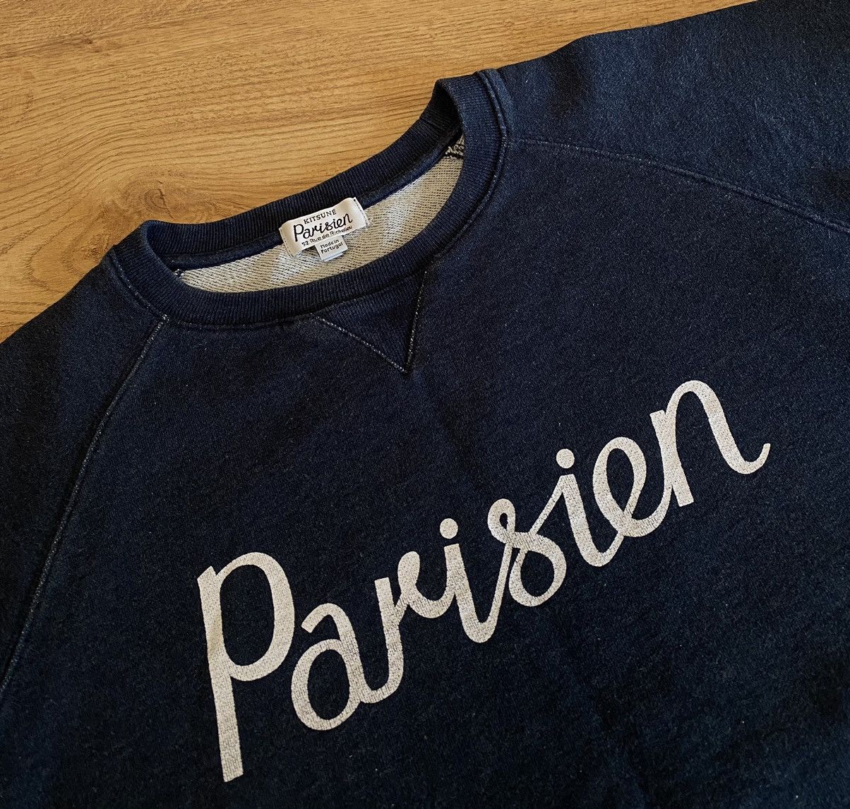 Maison Kitsune Maison Kitsune Parisien Sweatshirt x Luxury Size US L / EU 52-54 / 3 - 3 Thumbnail