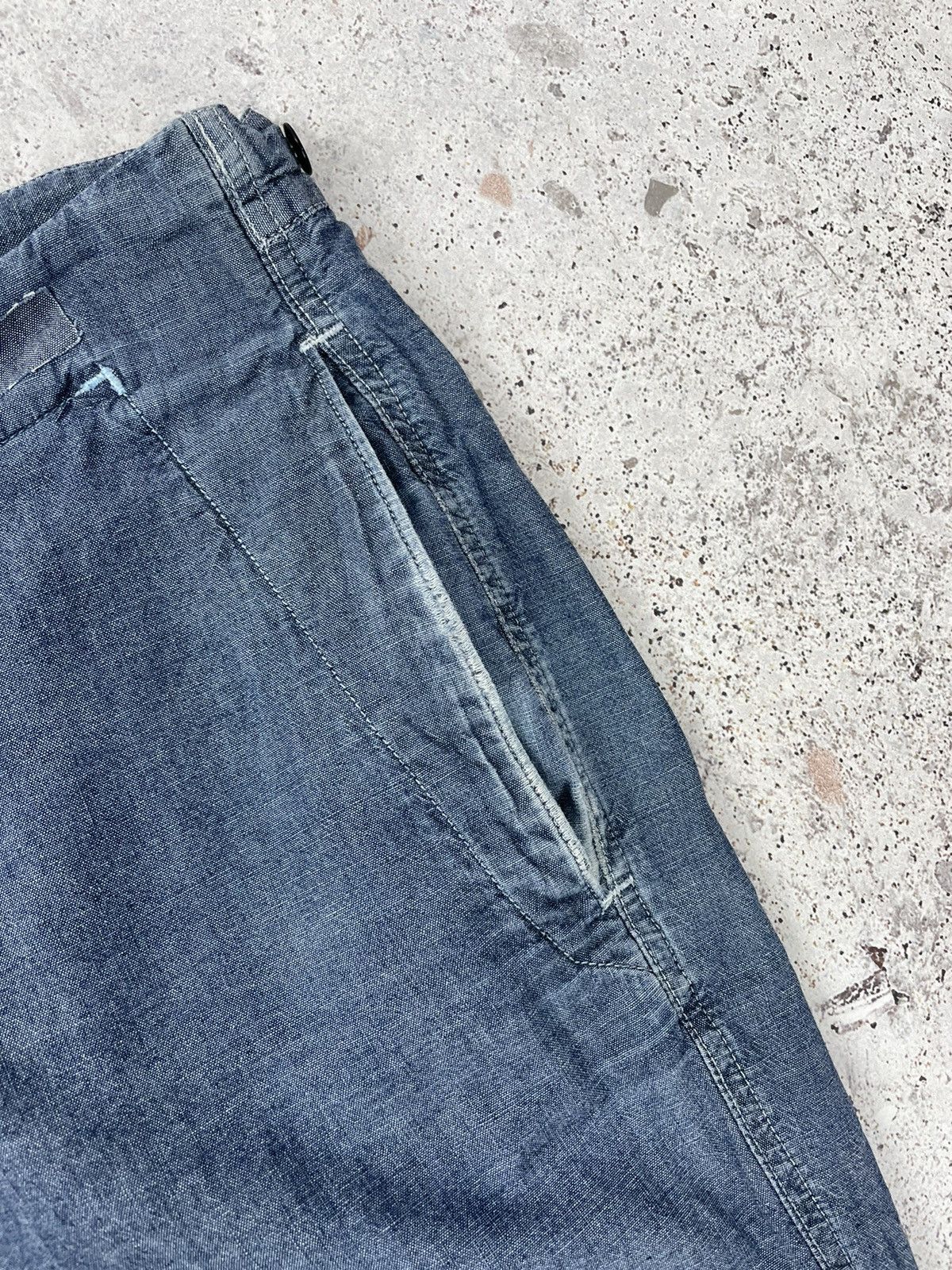 Stone Island × Vintage Vintage Stone Island Casual Pants y2k Size US 36 / EU 52 - 7 Thumbnail