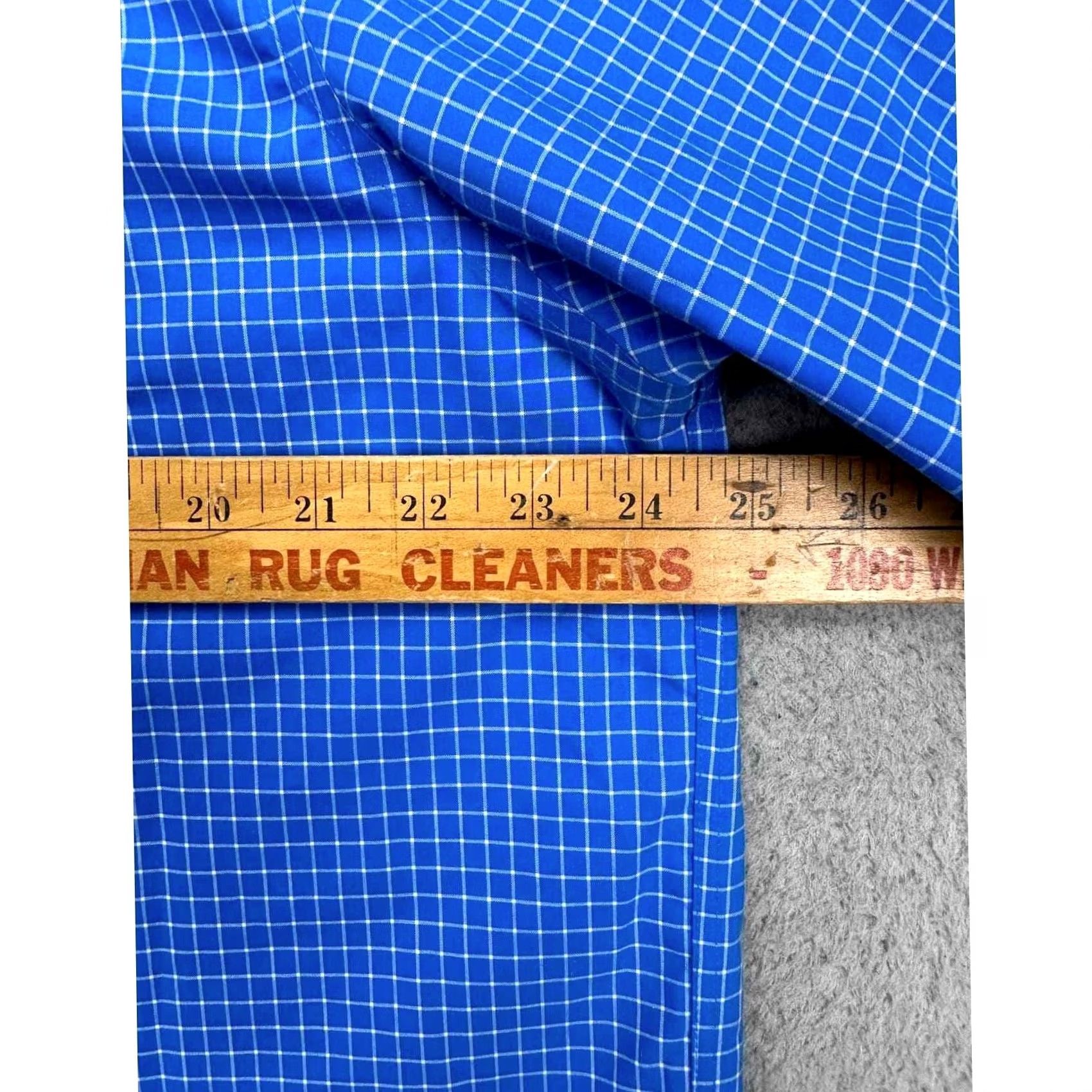 Vintage L.L. Bean Shirt Adult Large Blue Grid Check Button Down Traditional Fit Mens Size US L / EU 52-54 / 3 - 7 Thumbnail