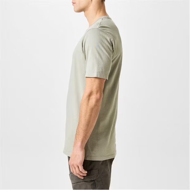C.P. Company o1y1224 Logo Crewneck T-Shirt in Sage Green Size US XL / EU 56 / 4 - 5 Thumbnail