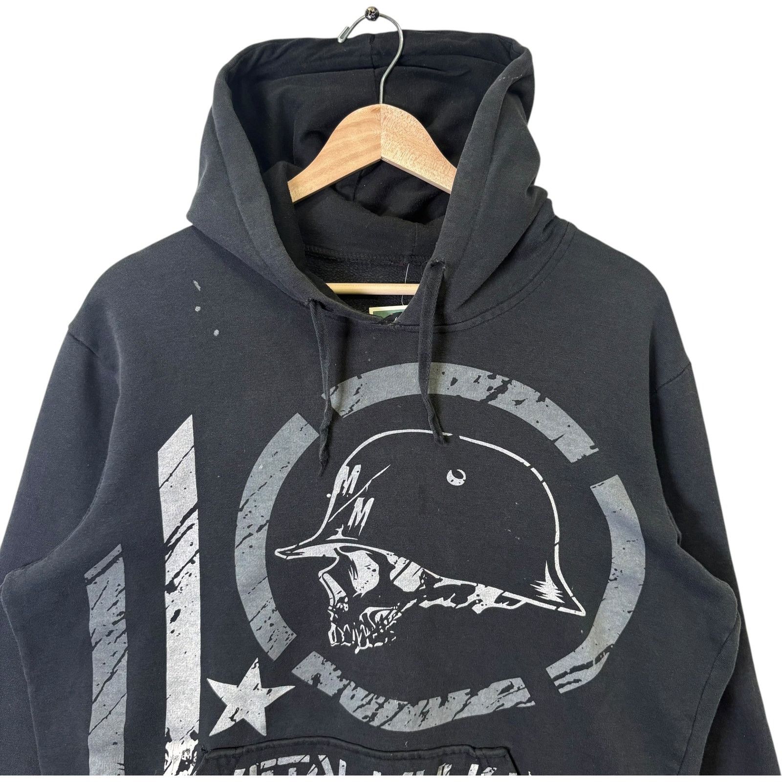 Vintage Vintage Metal Mulisha Military Skull Hoodie XL Size US XL / EU 56 / 4 - 2 Thumbnail