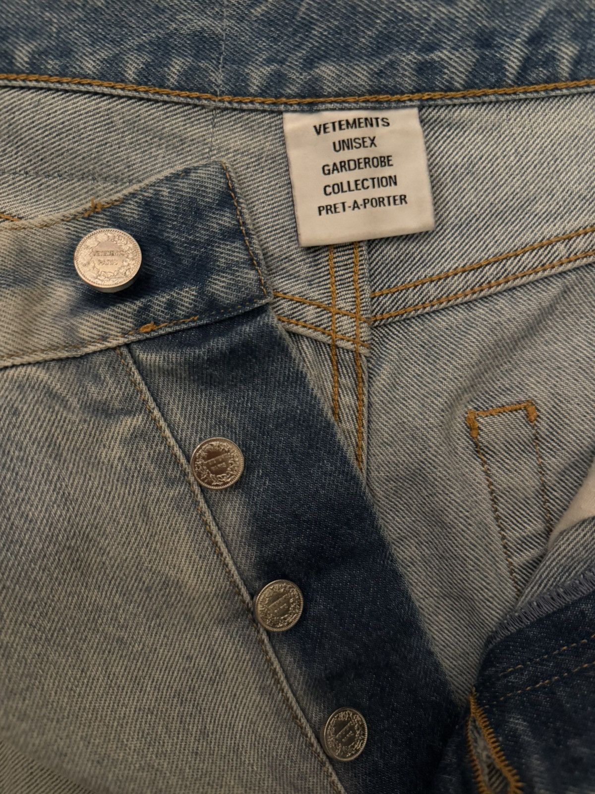 Vetements Vetements Haute Couture Paris Garderobe Jeans Size US 31 - 6 Thumbnail