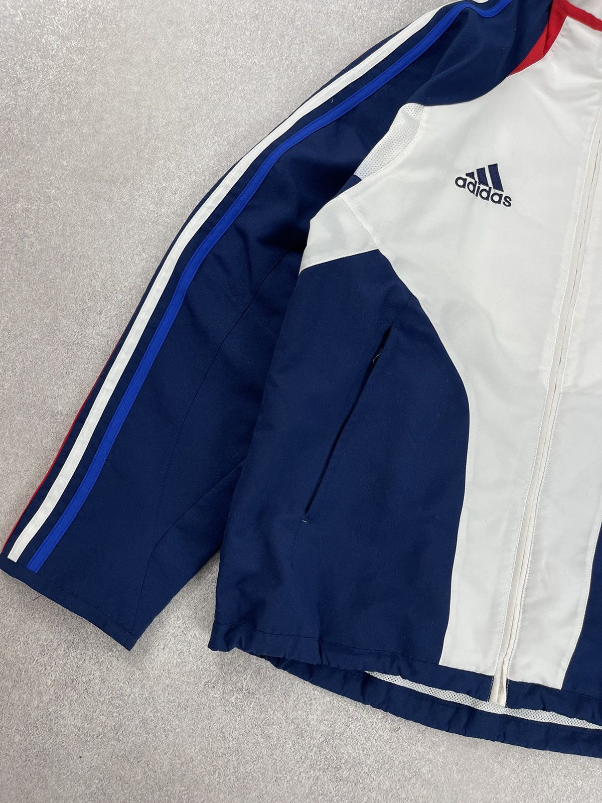 Adidas × Vintage Vintage Adidas France Soccer Track Top Jacket Men’s Size S Size US S / EU 44-46 / 1 - 3 Thumbnail
