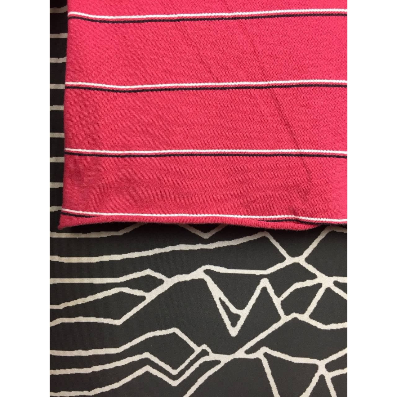 Le TIGRE × Vintage Vtg Le Tigre Embroidered Logo Made In Usa Striped Polo Tee Size US S / EU 44-46 / 1 - 8 Thumbnail