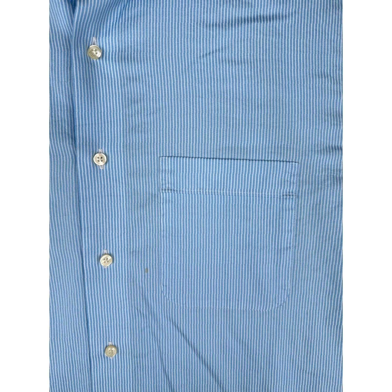Tommy Bahama Tommy Bahama Shirt Men Button-Up 34 44 Blue Stripe Long Sleeve Casual Aloha, Beach, Hawaiian, Vacation, Resort Mens Size US S / EU 44-46 / 1 - 6 Thumbnail