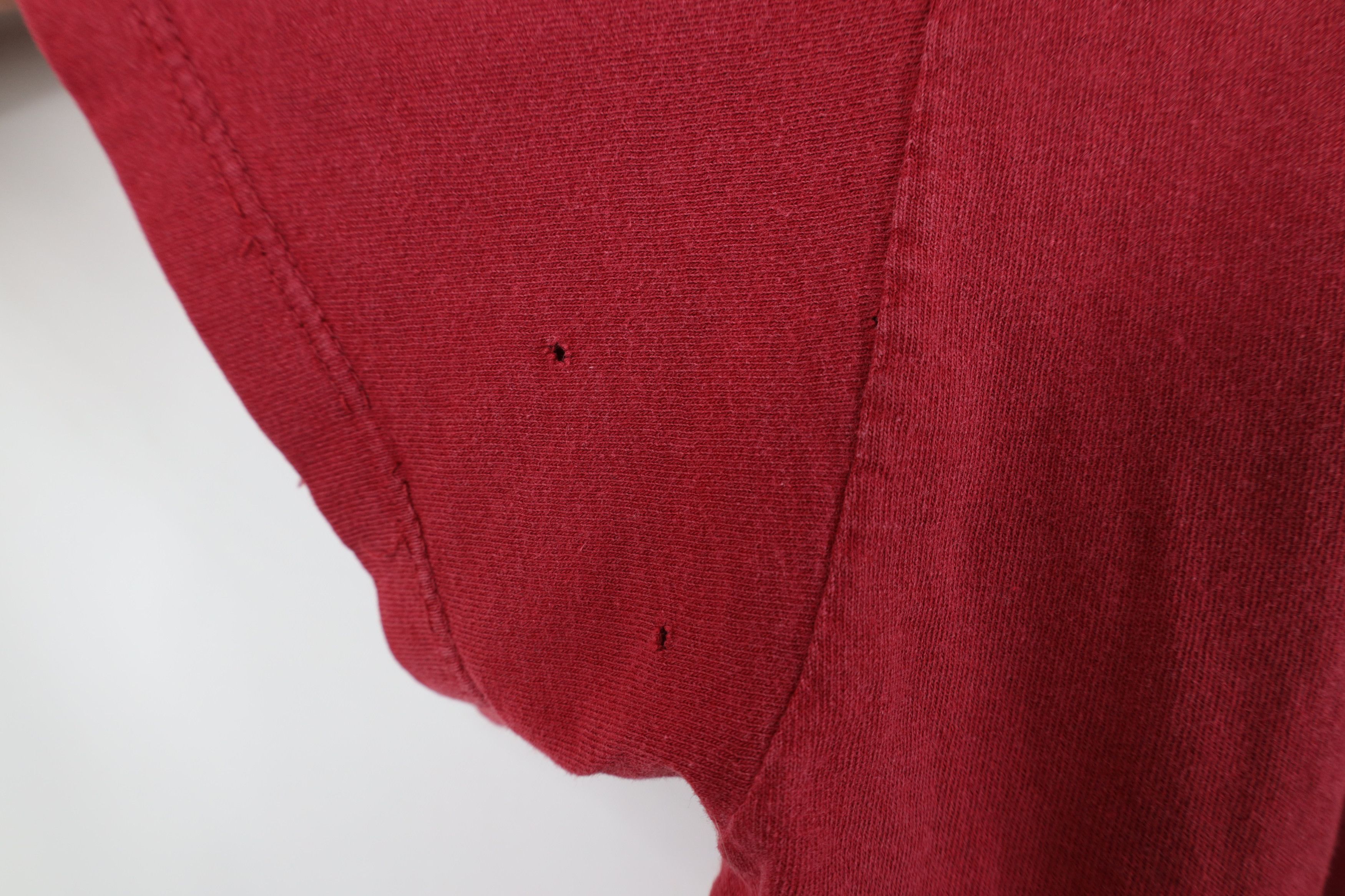 Vintage Vintage 90s Bum Equipment Boxy Fit Perfect T-Shirt Red Size L / US 10 / IT 46 - 8 Thumbnail