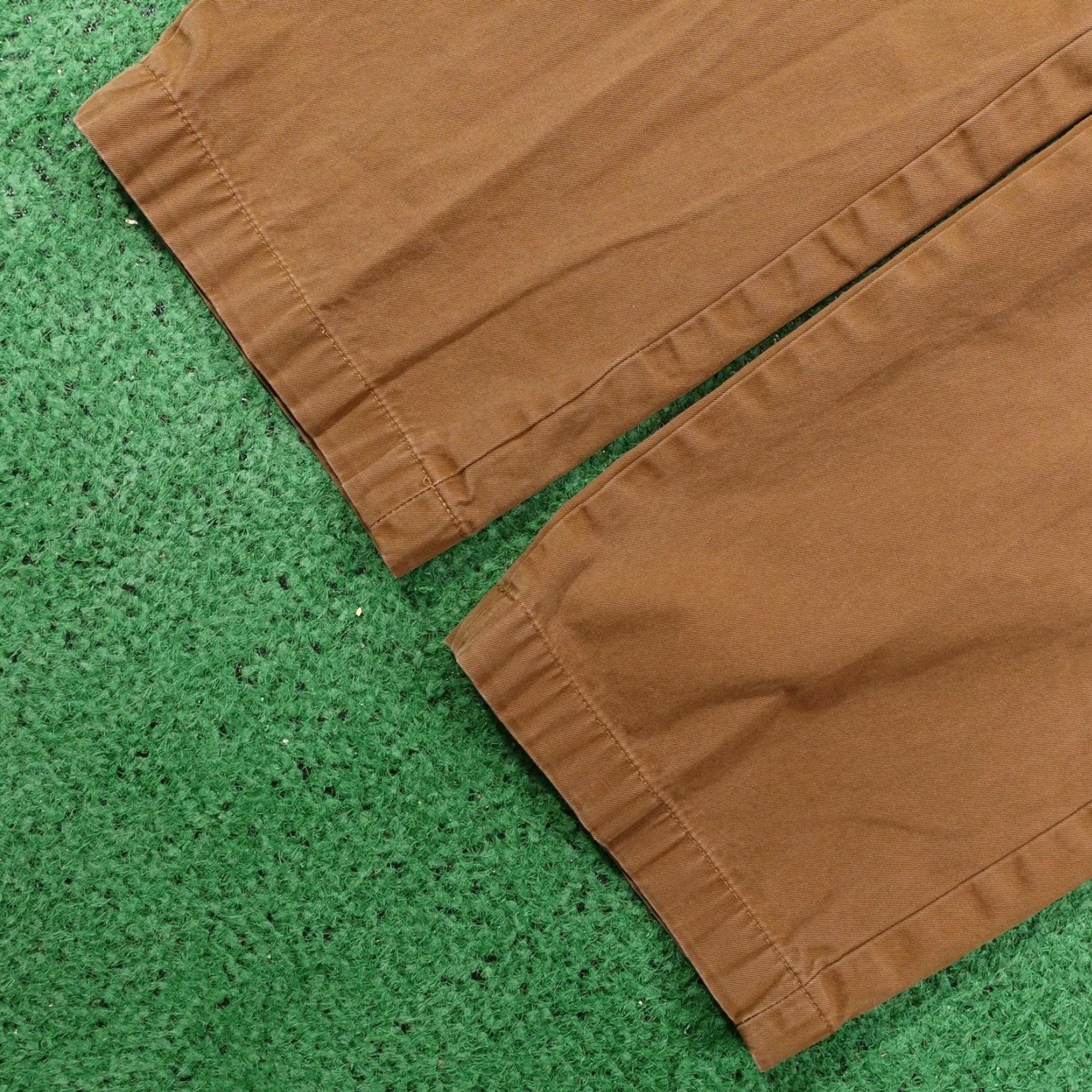 Banana Republic Banana Republic Pants Mens 38x30 Chino Flat Front Straight Leg Brown 100% Cotton Martin-Fit Casual Business Men Size US 38 / EU 54 - 3 Thumbnail