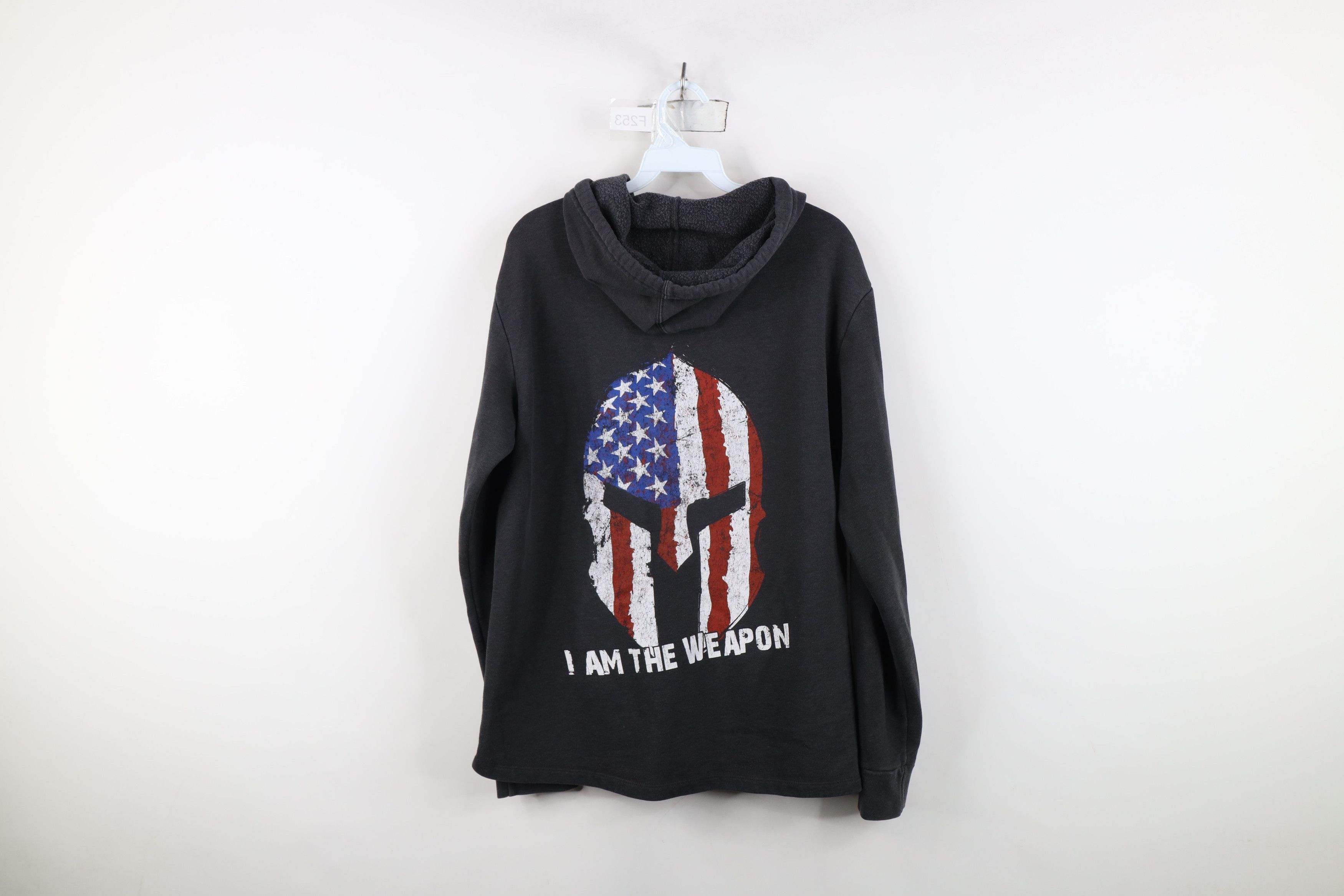 Vintage Vintage Maga MMA Fighting Hoodie Sweatshirt Charcoal Gray Size US M / EU 48-50 / 2 - 12 Thumbnail