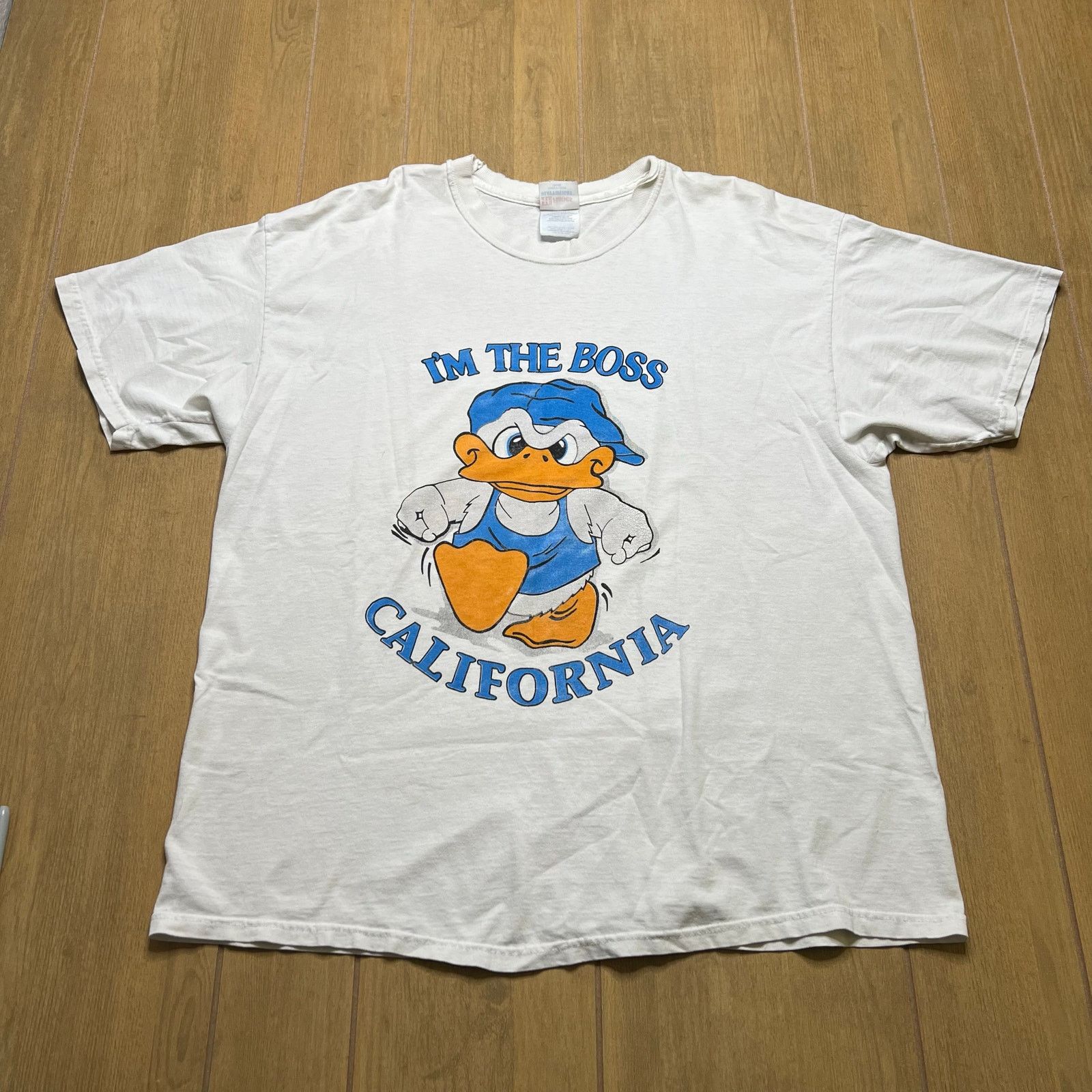 Hanes Vintage Disney Donald Duck T-Shirt Im The Boss California XL Size US XL / EU 56 / 4 - 1 Thumbnail