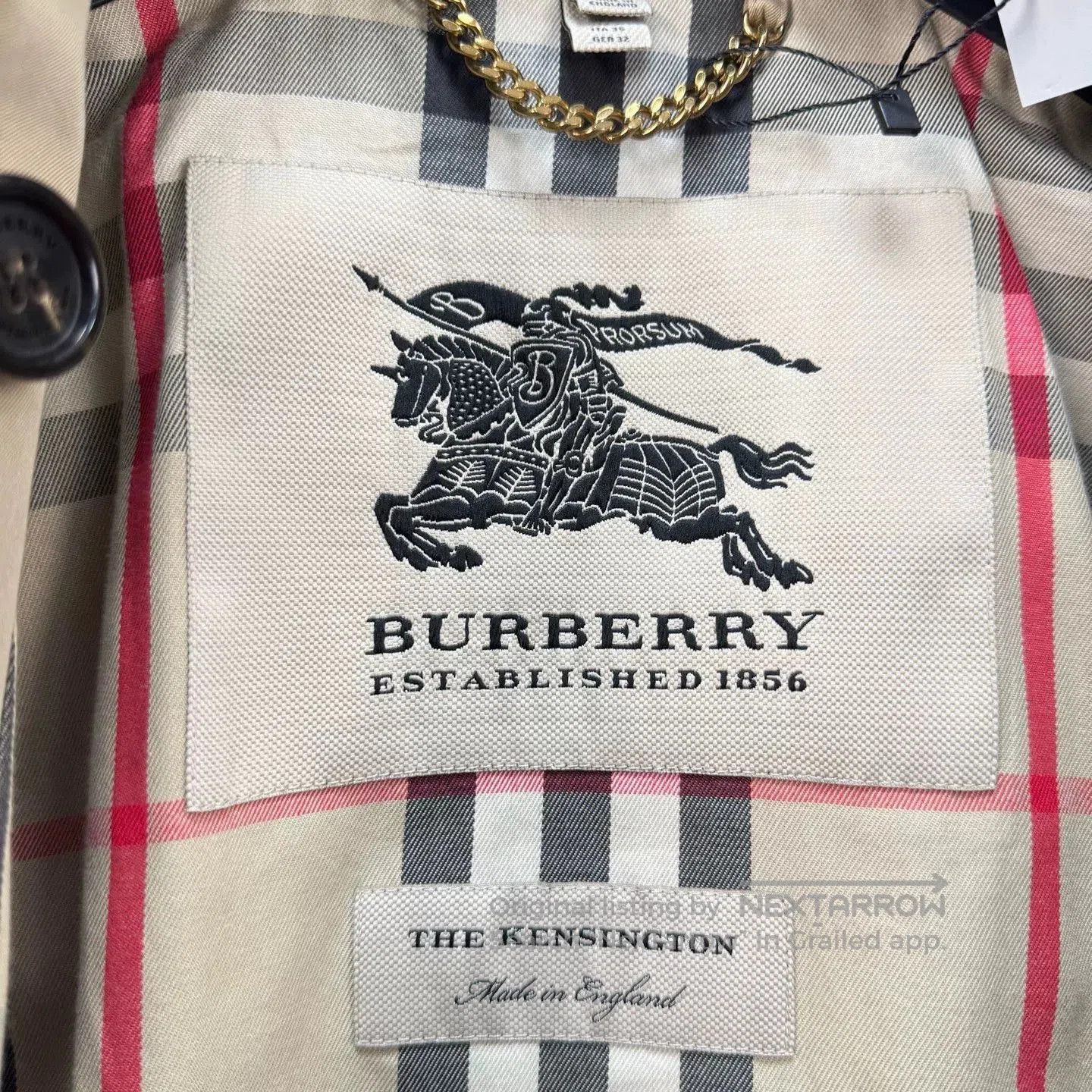 Burberry burberry beige kensington trench coat. Size XS / US 0-2 / IT 36-38 - 6 Thumbnail