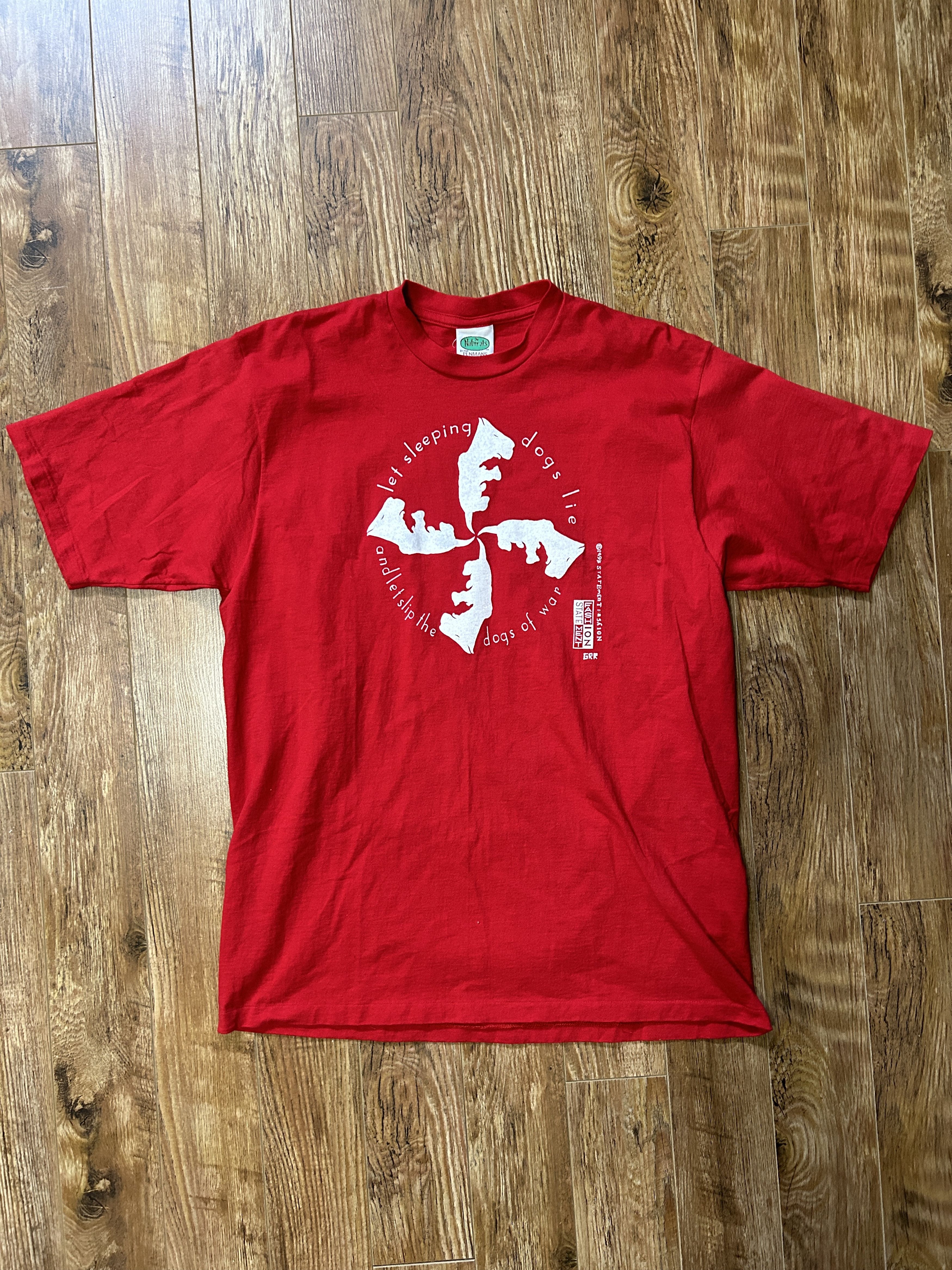 Vintage Vintage x Anti Fascism Tee Size US XL / EU 56 / 4 - 1 Thumbnail