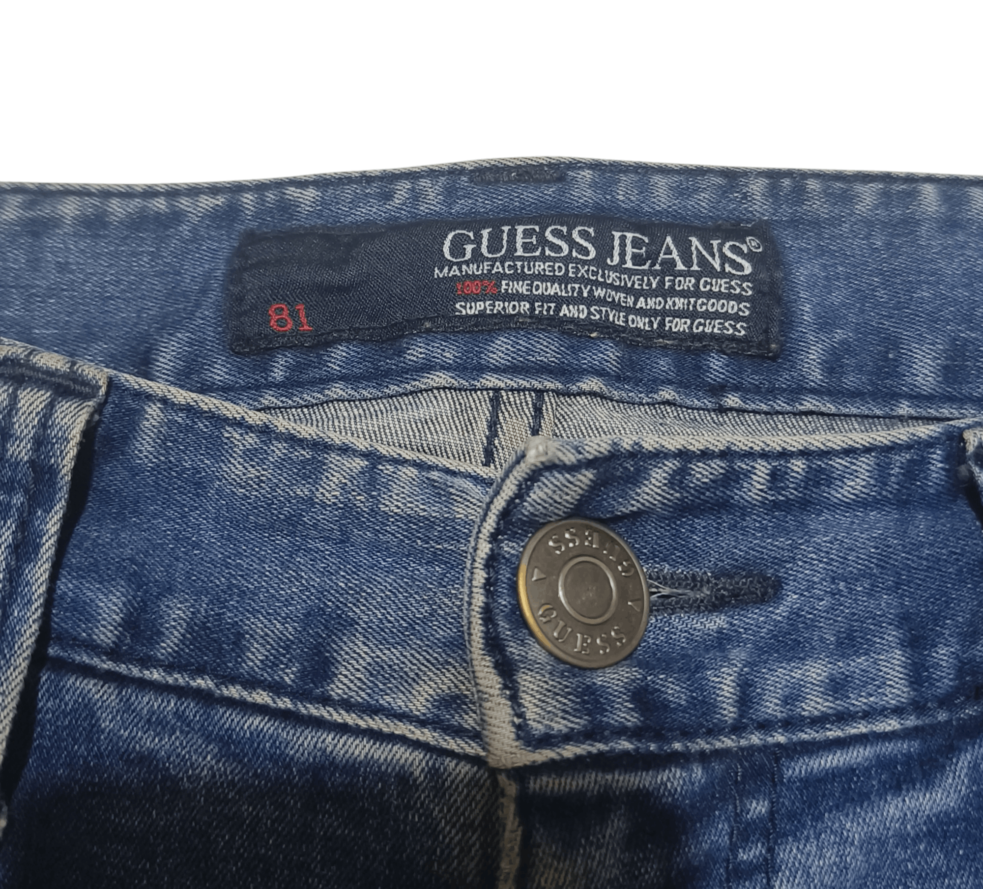 Guess Vintage 90s Y2K GUESS JEANS Los Angeles Jeans Denim Pants Size US 31 - 7 Thumbnail