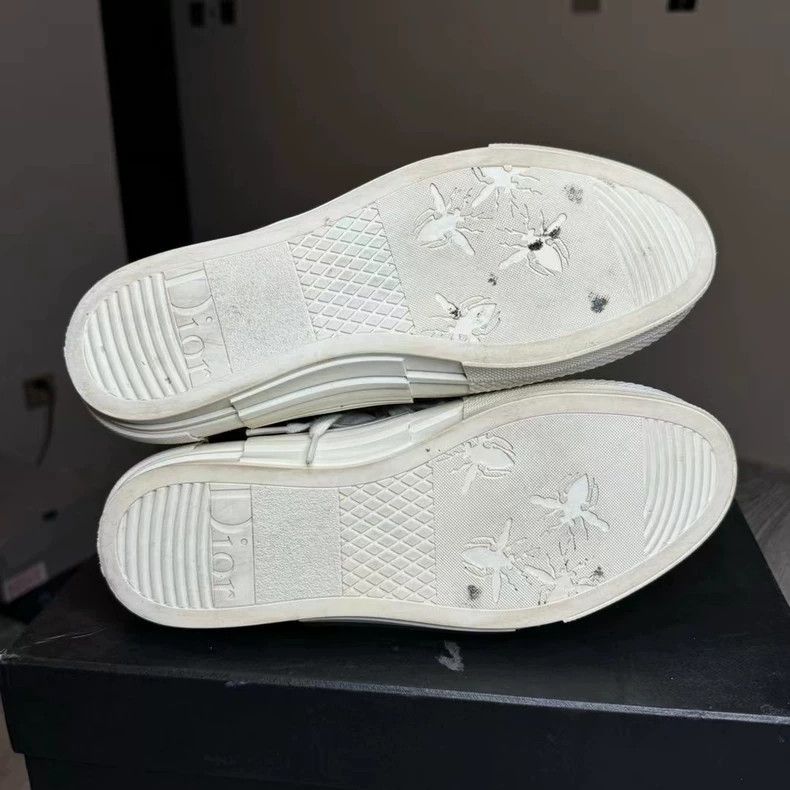 Dior Dior High Top Sneakers with Floral Design-2506 Size US 8 / EU 41 - 6 Thumbnail