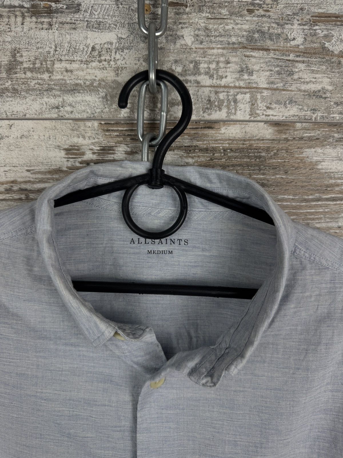 Allsaints × Japanese Brand × Vintage Mens Vintage AllSaints Avila SS shirts button up luxury Size US M / EU 48-50 / 2 - 4 Thumbnail